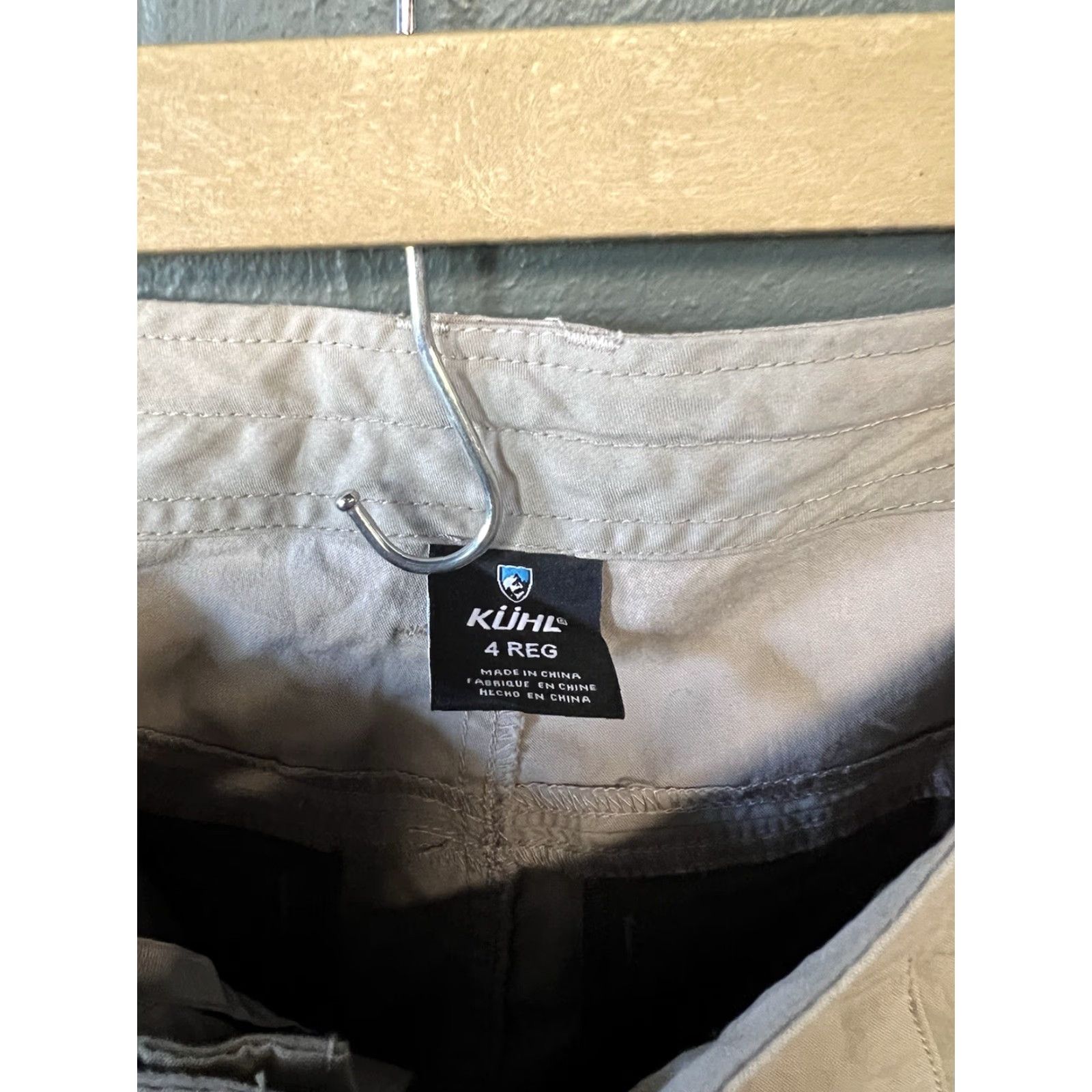 Vintage Kuhl Womens Pants Khaki Nylon Outdoor Hiking Size 4 Regular Beige 31" Inseam Size 27" / US 4 / IT 40 - 3 Thumbnail