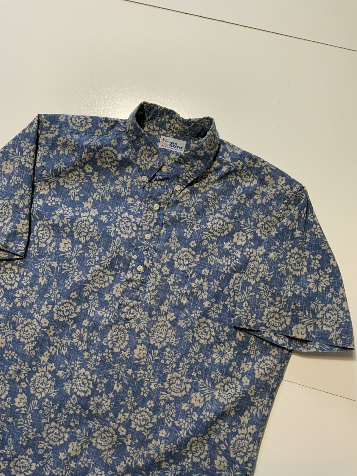 Reyn Spooner Vintage Reyn Spooner Reverse Print 1/4 Button Camp Shirt Size US L / EU 52-54 / 3 - 3 Thumbnail