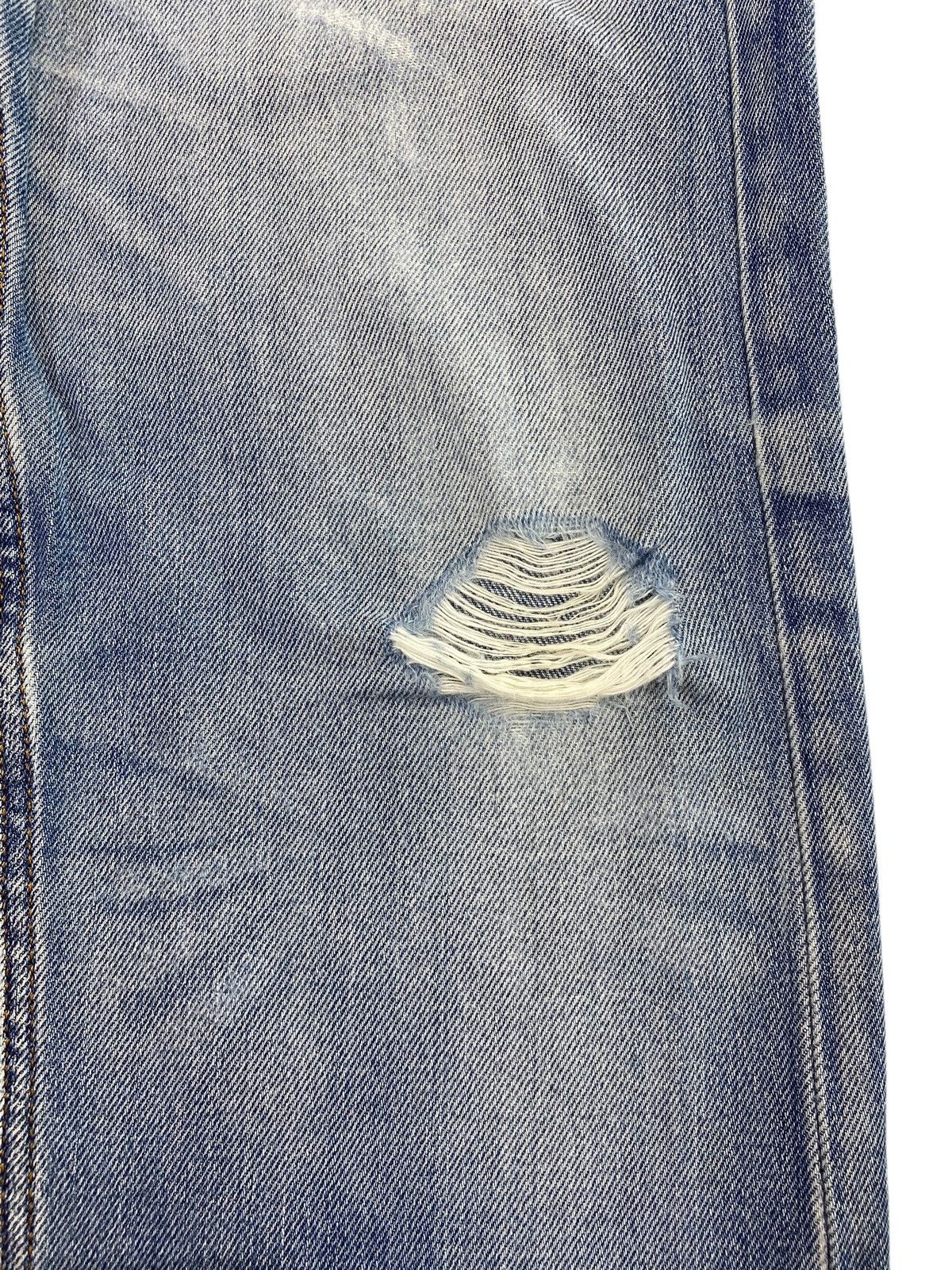 Diesel Diesel Industry Brand Faded Blue Wash Distress Style Jeans Size US 32 / EU 48 - 6 Thumbnail