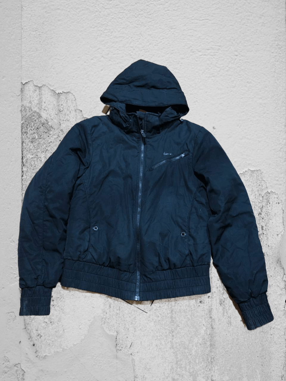 Nike Black Full Zip Windbreaker Jacket