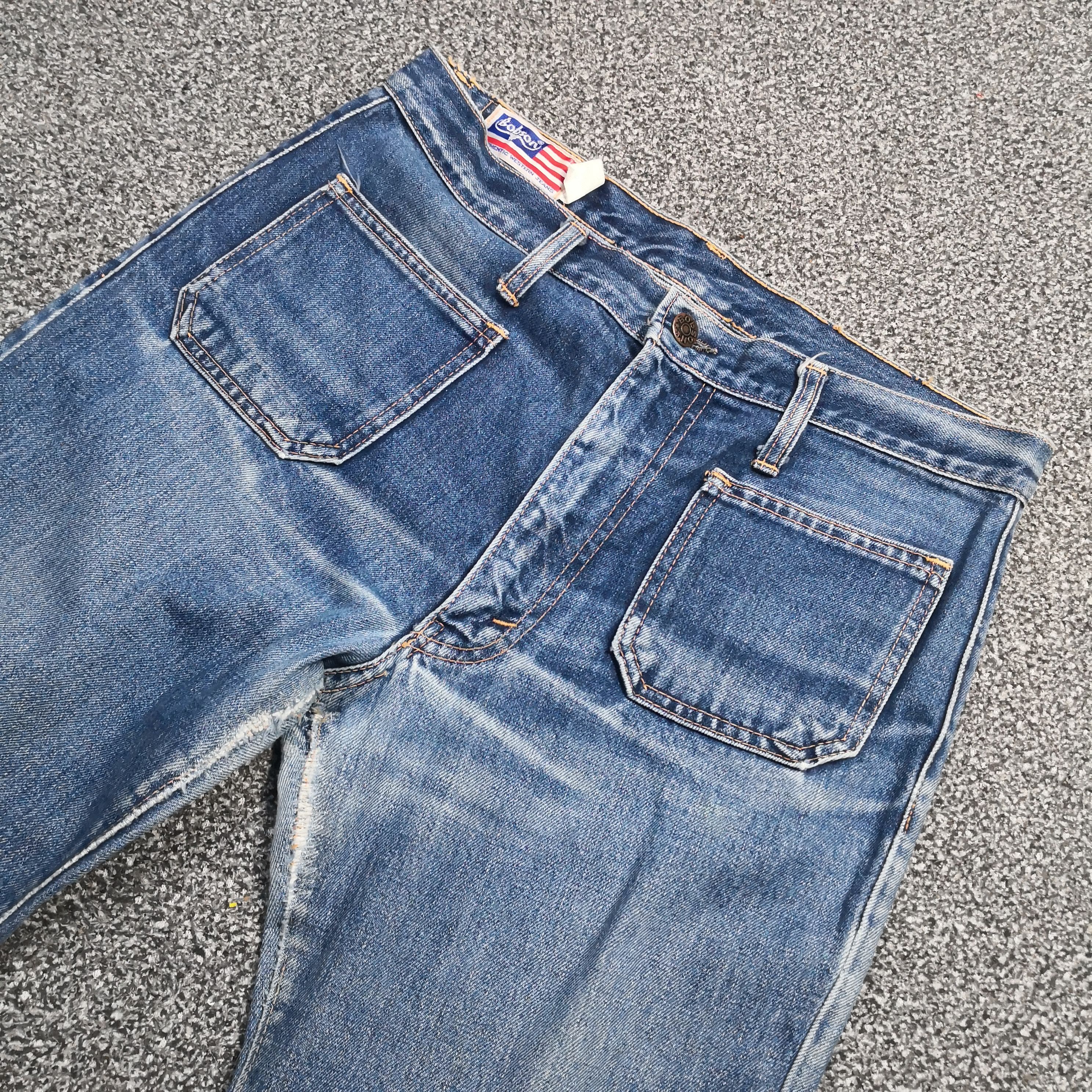 Hysteric Glamour 🇯🇵 80s Bush Pants Bobson Super Crazy Flared Sick Denim Size US 32 / EU 48 - 3 Thumbnail