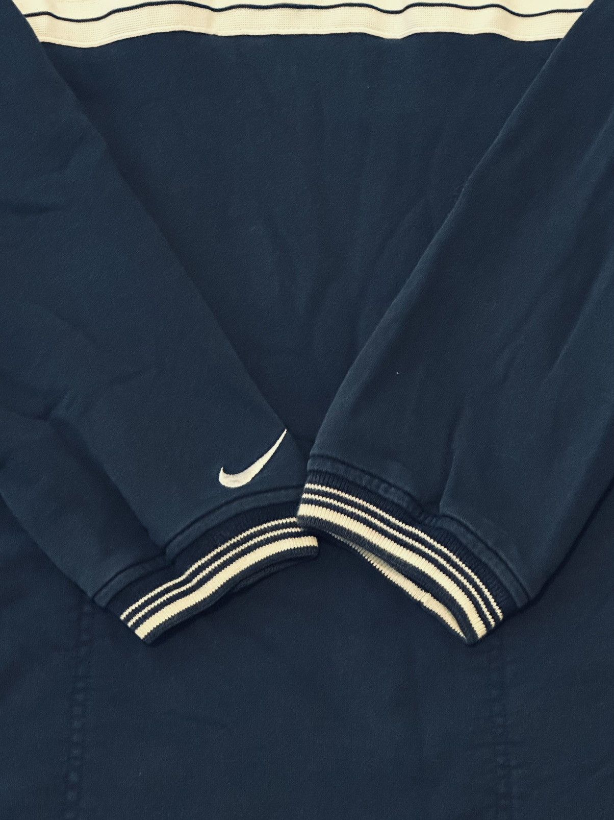 Nike Navy/White 1992 Nike Court Heritage 1/4 Zip Jacket- Size Lg Size US L / EU 52-54 / 3 - 6 Thumbnail