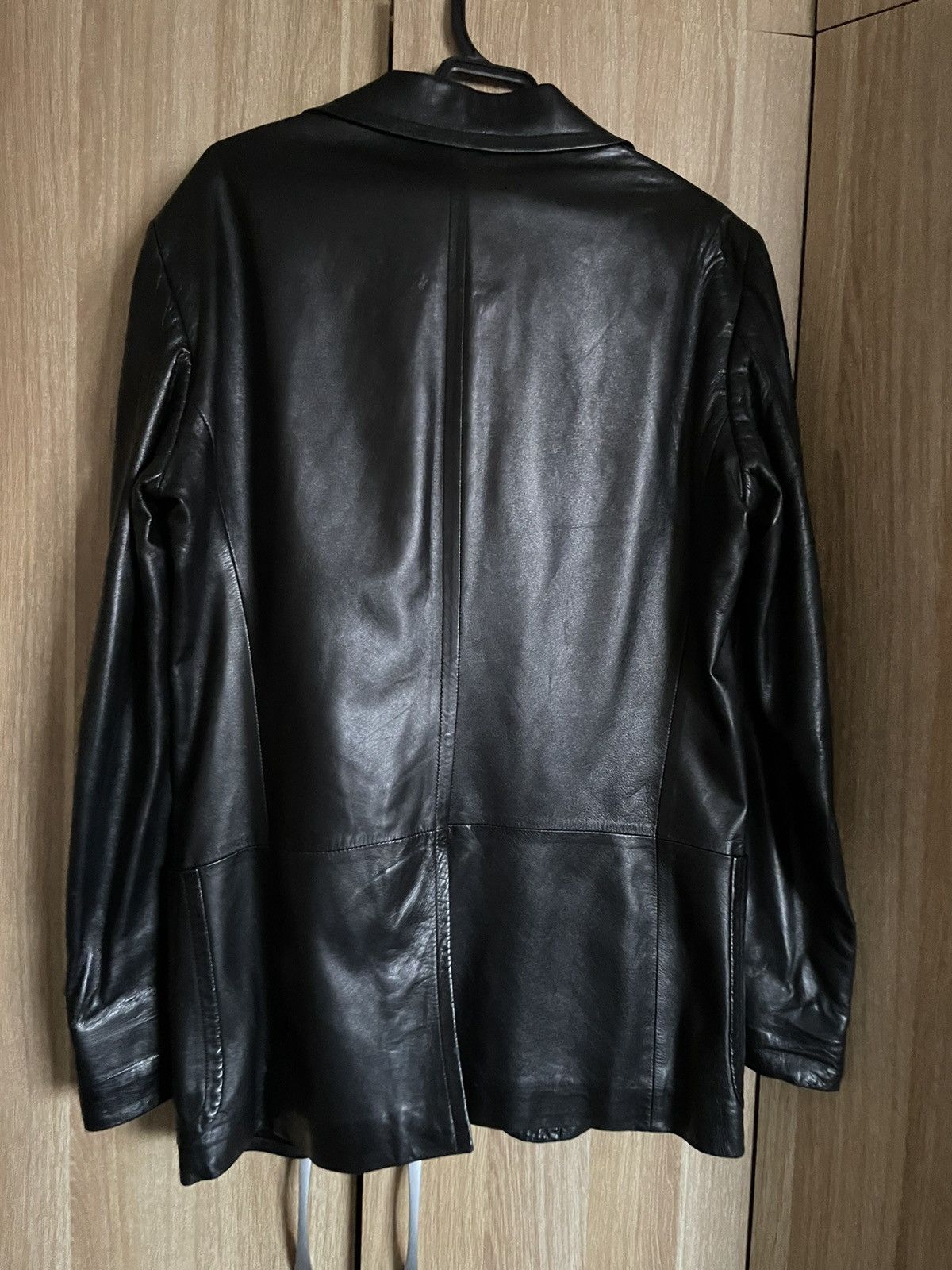 Gucci Gucci Leather Coat Size 48R - 2 Thumbnail
