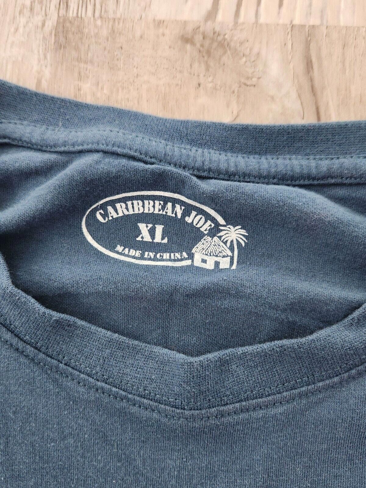 Designer Caribbean Joe Shirt Mens Extra Large Teal Sunset Size US XL / EU 56 / 4 - 3 Thumbnail