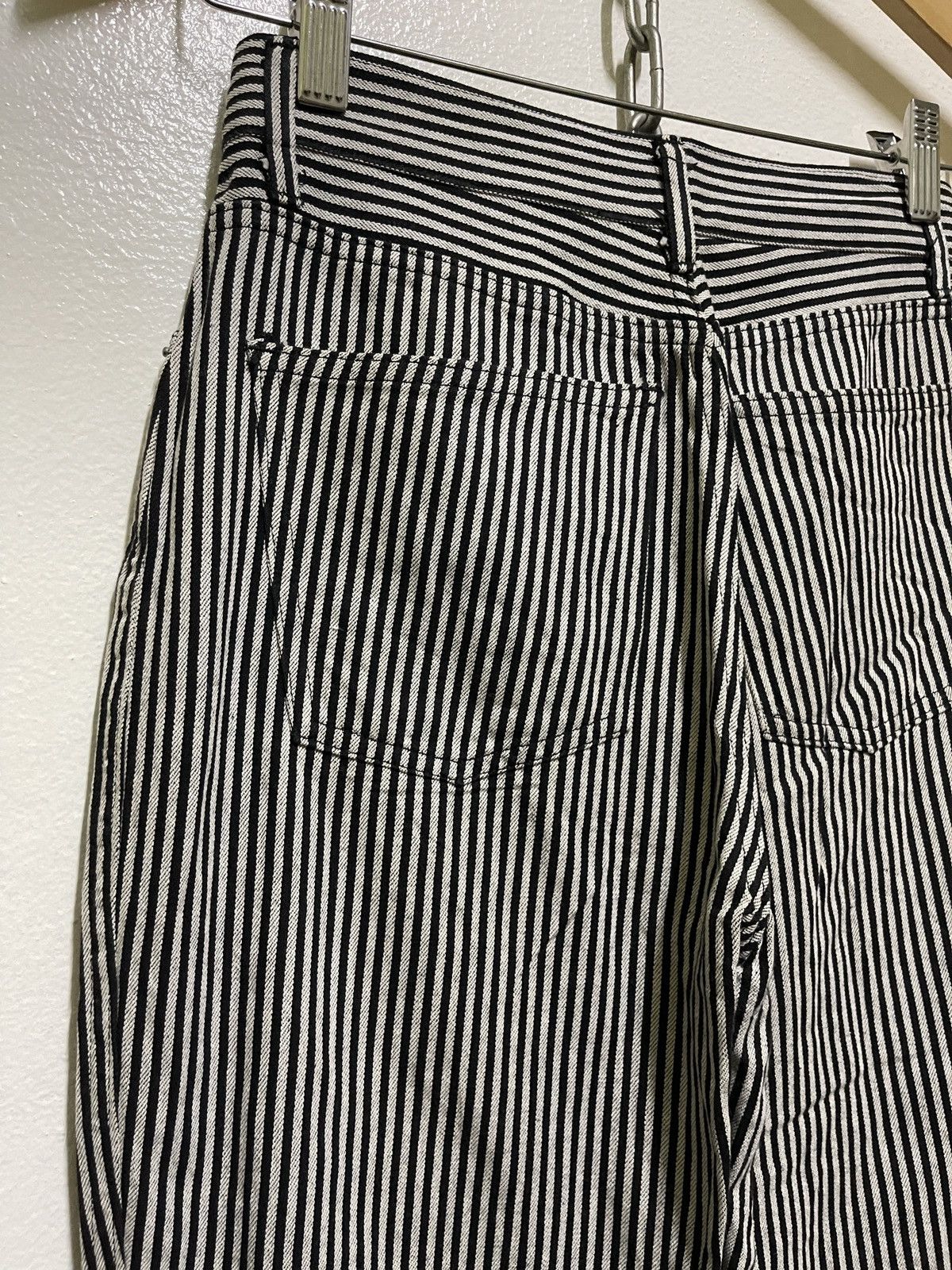 Vintage × agnes b. Agnes b Striped Jeans Size 24" / US 00 / IT 34 - 10 Thumbnail