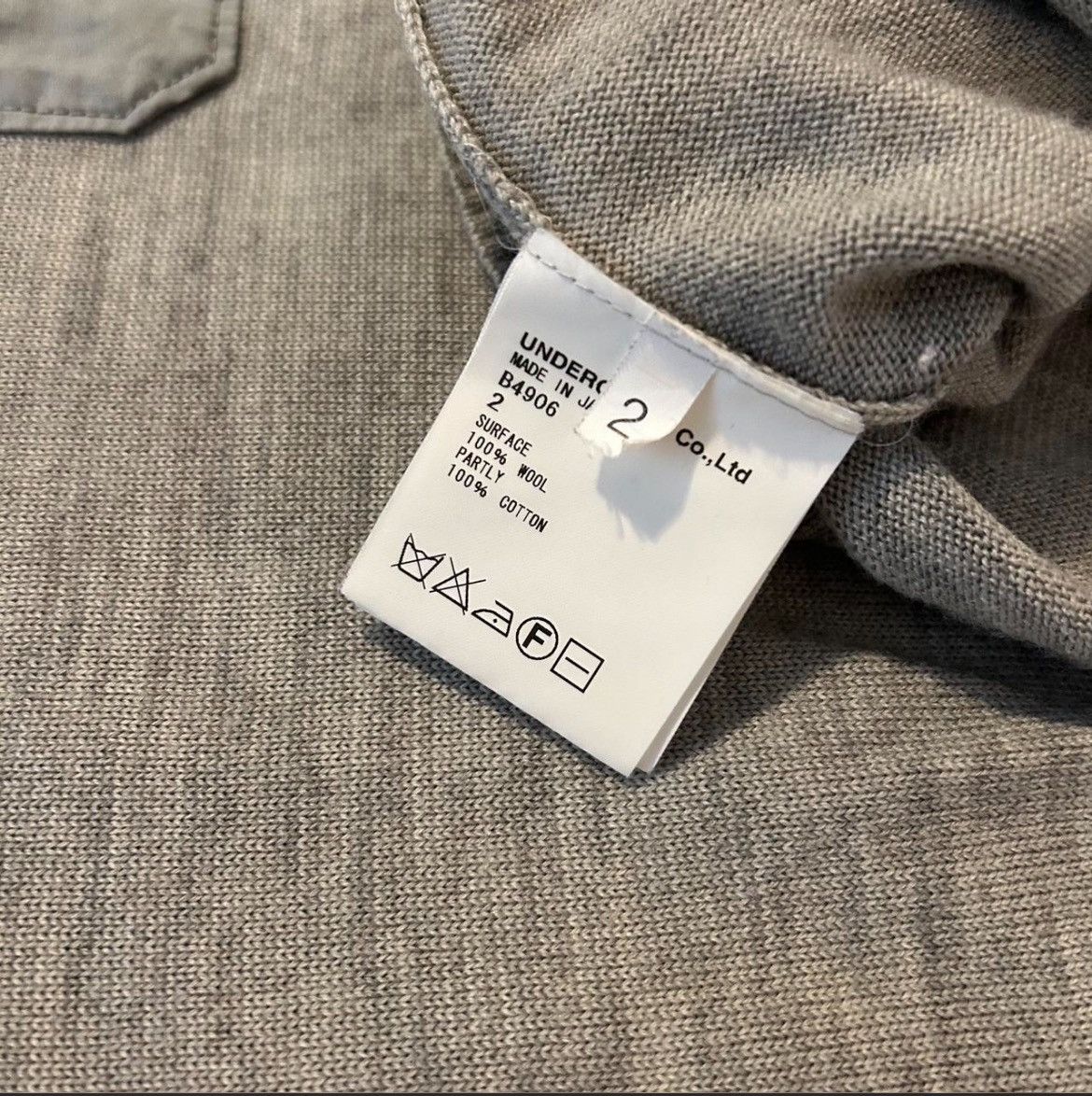 Undercover AW2008 Grey Undercoverism 1 Pocket Sweater Size US S / EU 44-46 / 1 - 4 Thumbnail