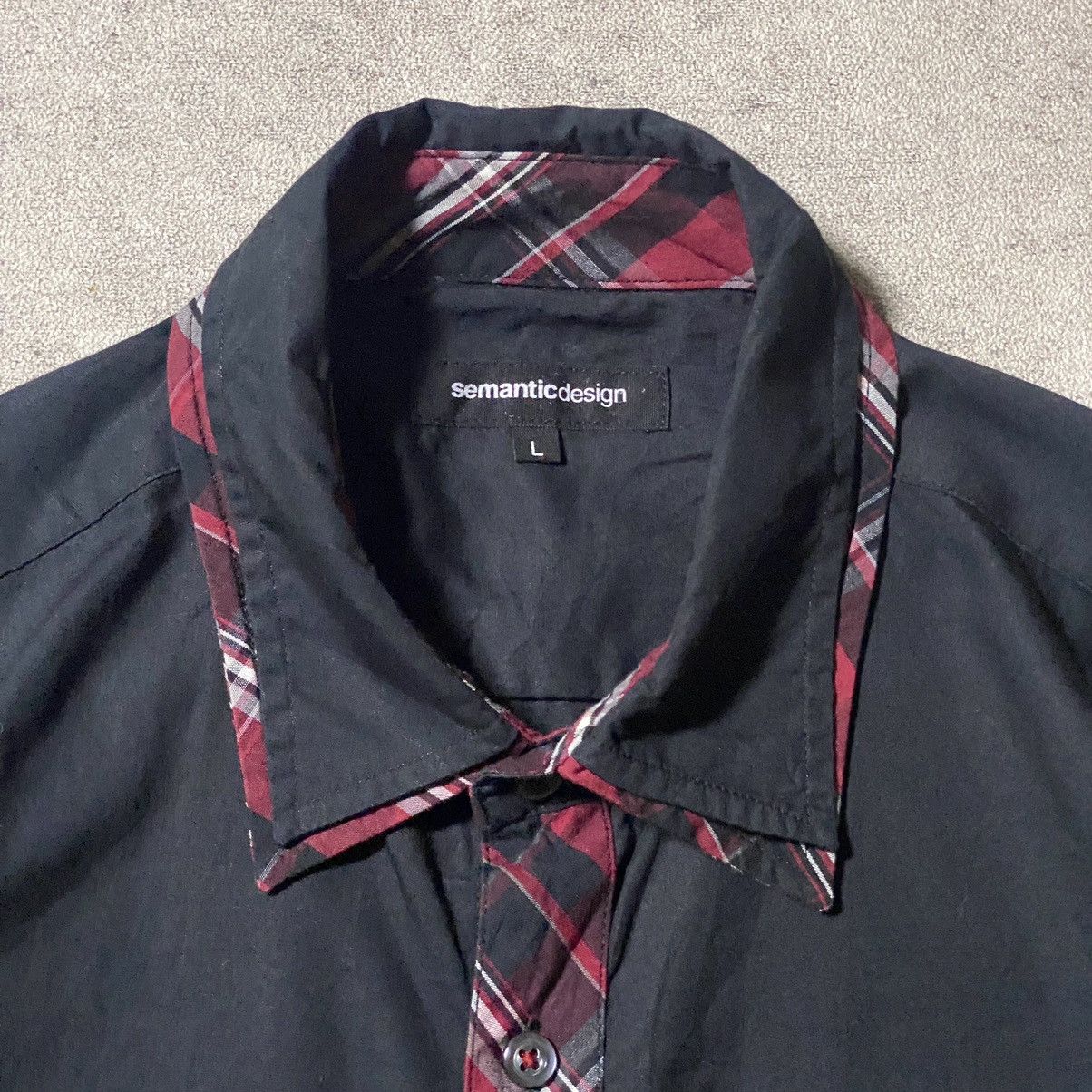 If Six Was Nine Semantic Design Black Double Collar Size US M / EU 48-50 / 2 - 5 Thumbnail