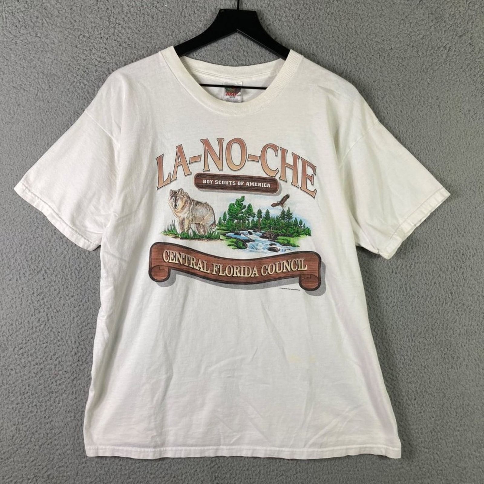 Fruit Of The Loom Boy Scouts Vintage Shirt BSA America Mens Size XL La-No Size US XL / EU 56 / 4 - 1 Thumbnail