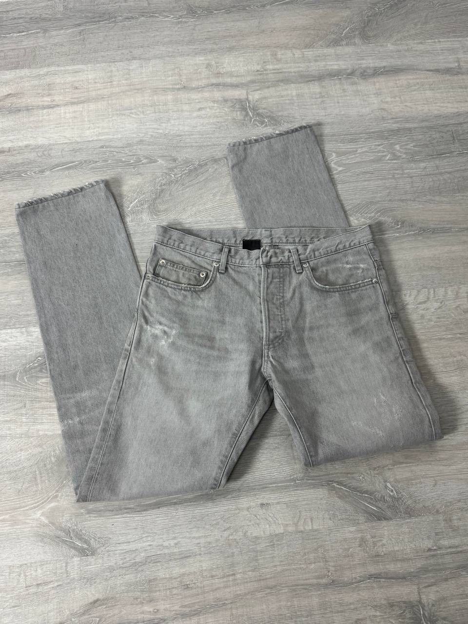 Dior Dior Hedi Slimane Gray Denim Jeans Japan Made Size US 31 - 3 Thumbnail