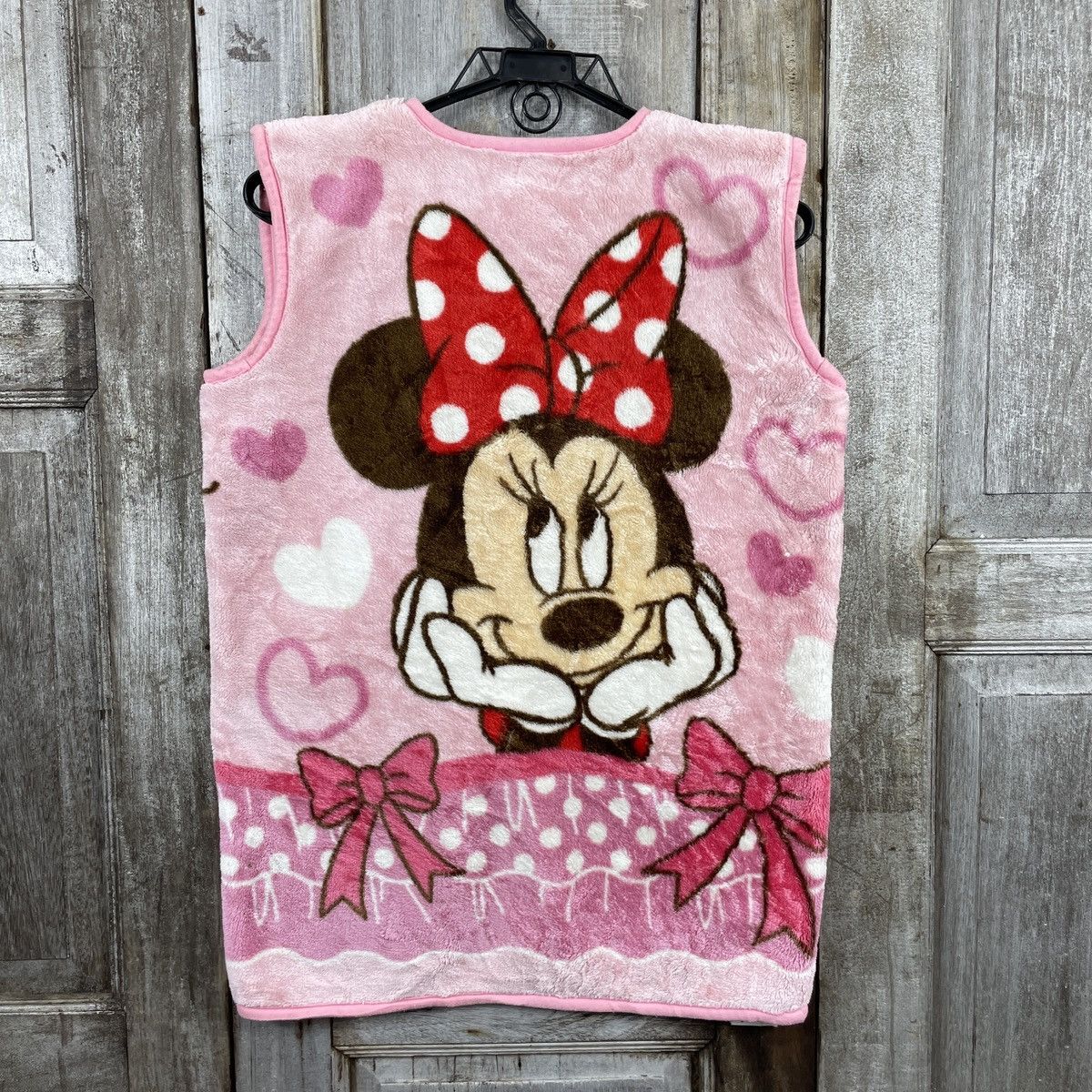 Cartoon Network × Disney × Mickey Mouse Vintage Minnie Mouse Flecee Zipper Vest Size US M / EU 48-50 / 2 - 2 Thumbnail