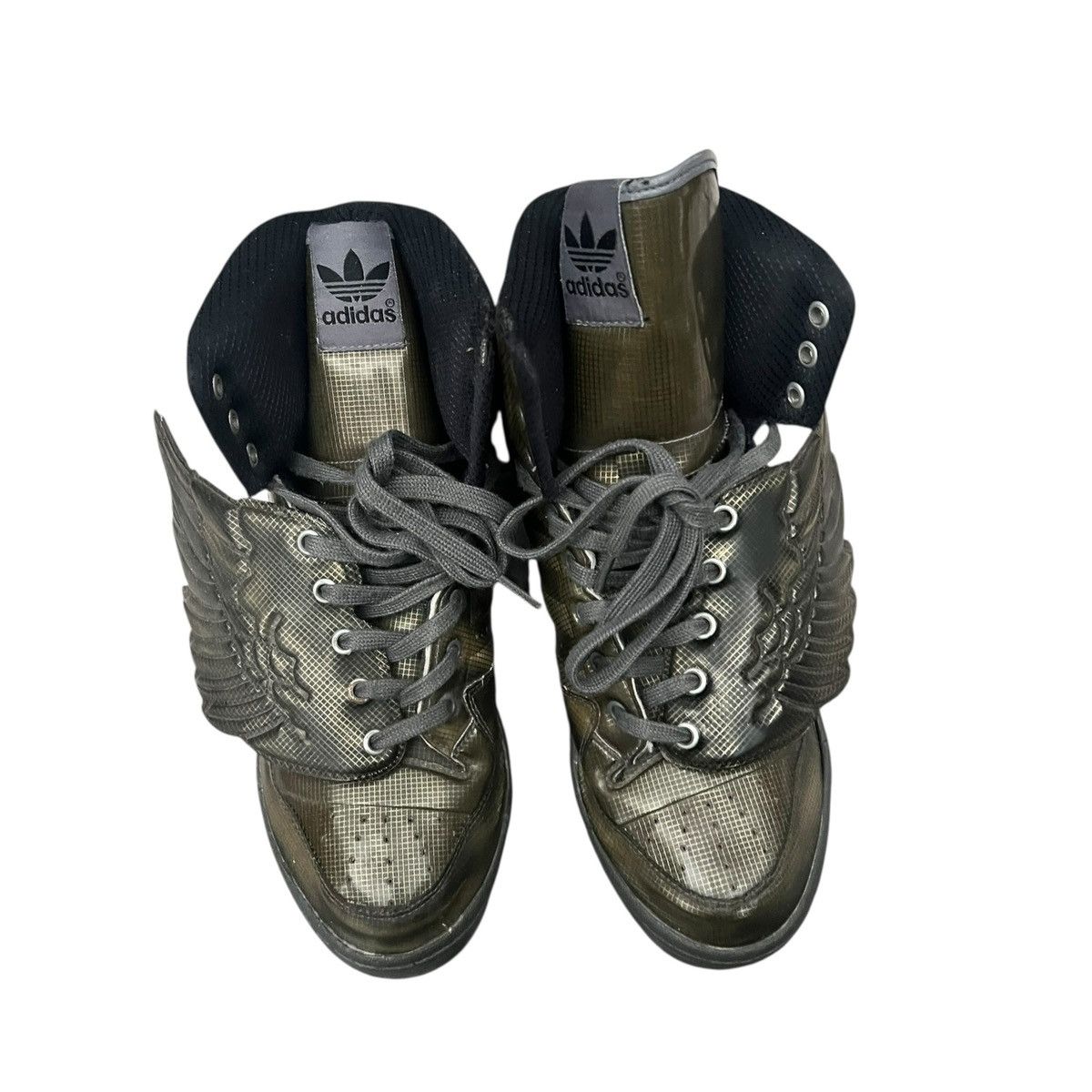 Jeremy Scott Jeremy scott x adidas gold wing sneakers Size US 10 / EU 43 - 2 Thumbnail
