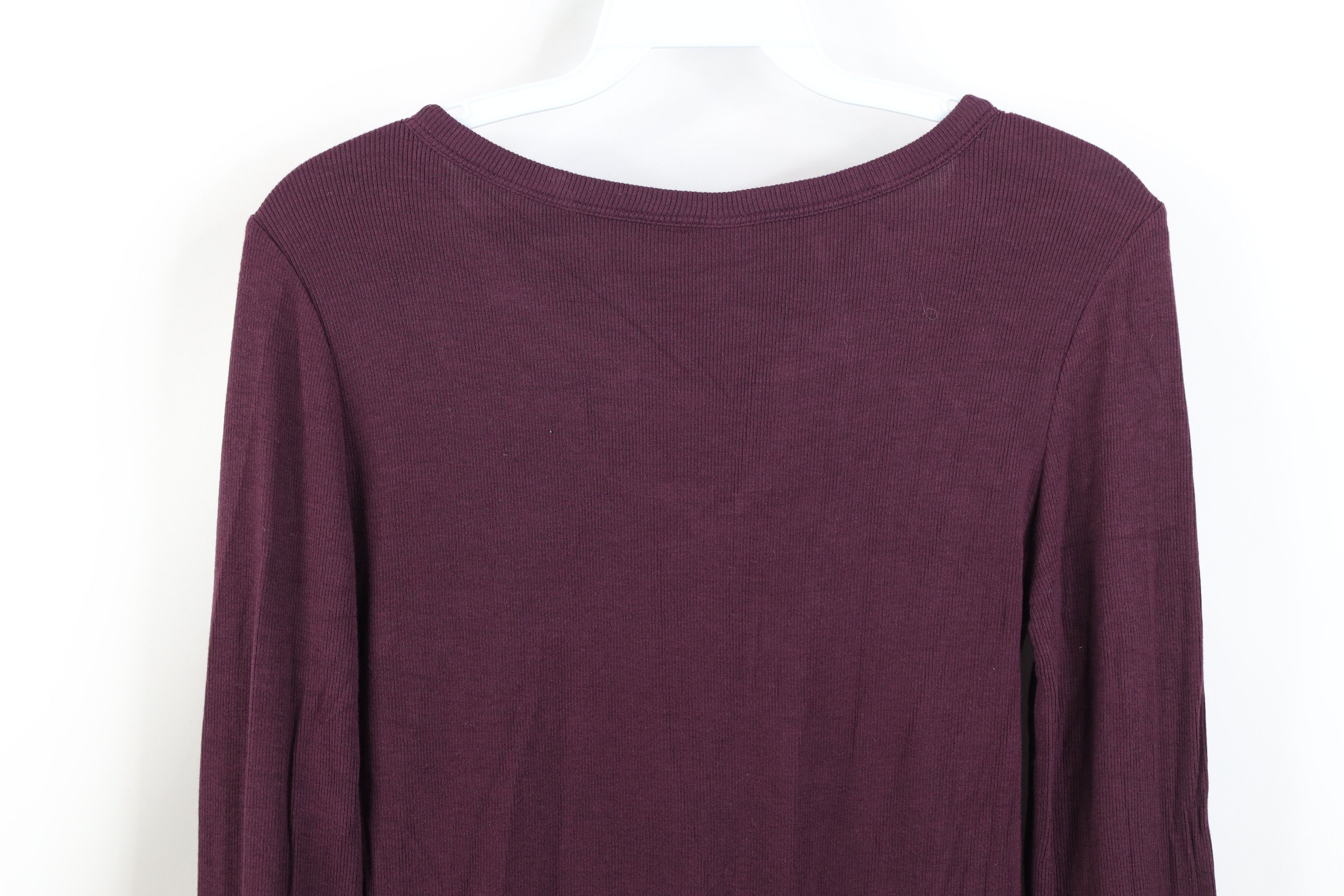 Gap Deadstock Vintage Y2K Gap Thermal Ribbed Knit T-Shirt Size XS / US 0-2 / IT 36-38 - 11 Thumbnail