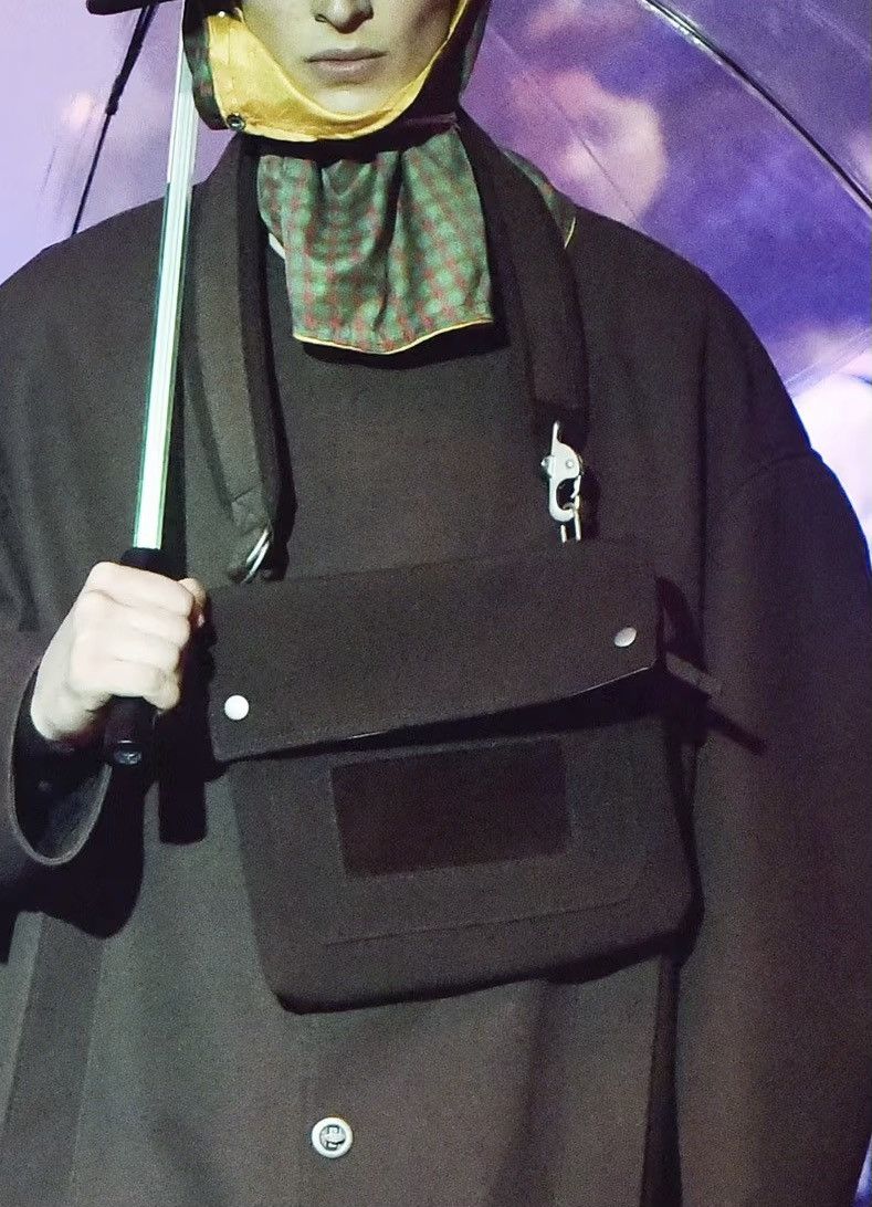 image of Raf Simons Eastpak Black Beggar’S Bag Ss18, Men's