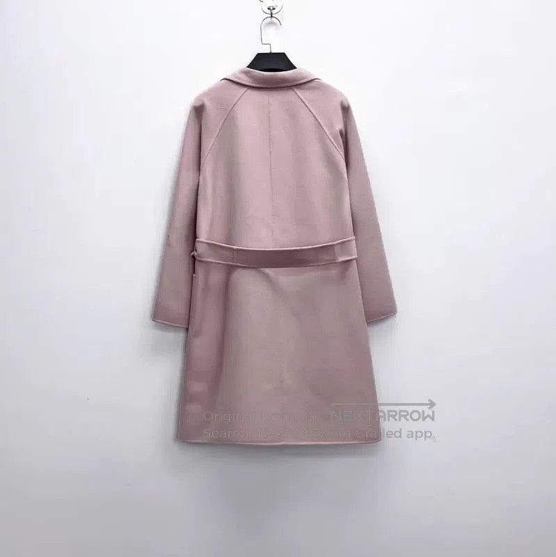Max Mara MaxMara Elegant Pink Cashmere Coat for Women . Size S / US 4 / IT 40 - 2 Thumbnail