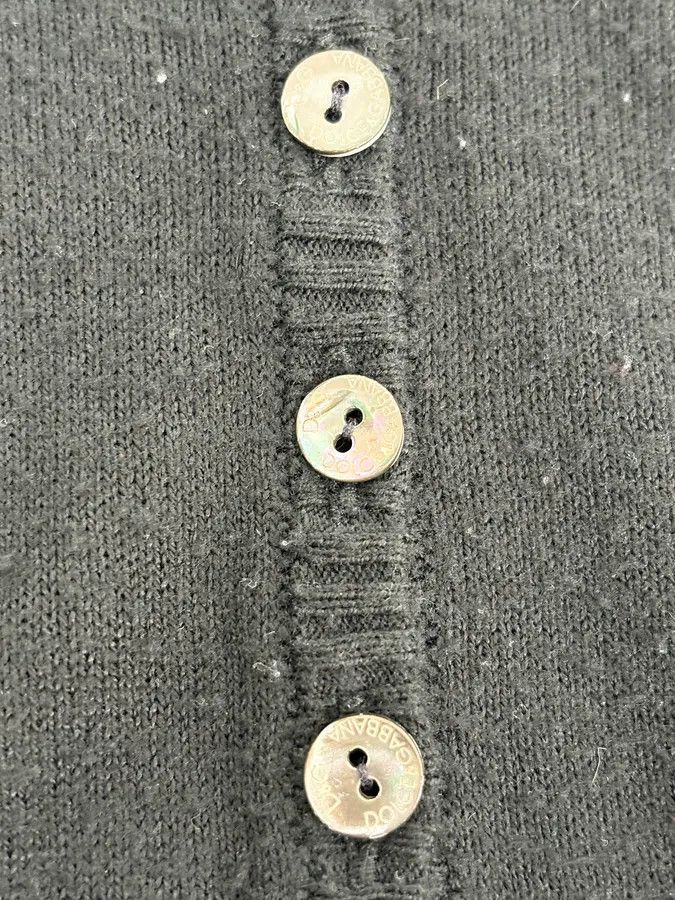 Dolce & Gabbana 2000s Dolce & Gabbana Black Lace Button Up Wool Cardigan Size S / US 4 / IT 40 - 8 Thumbnail