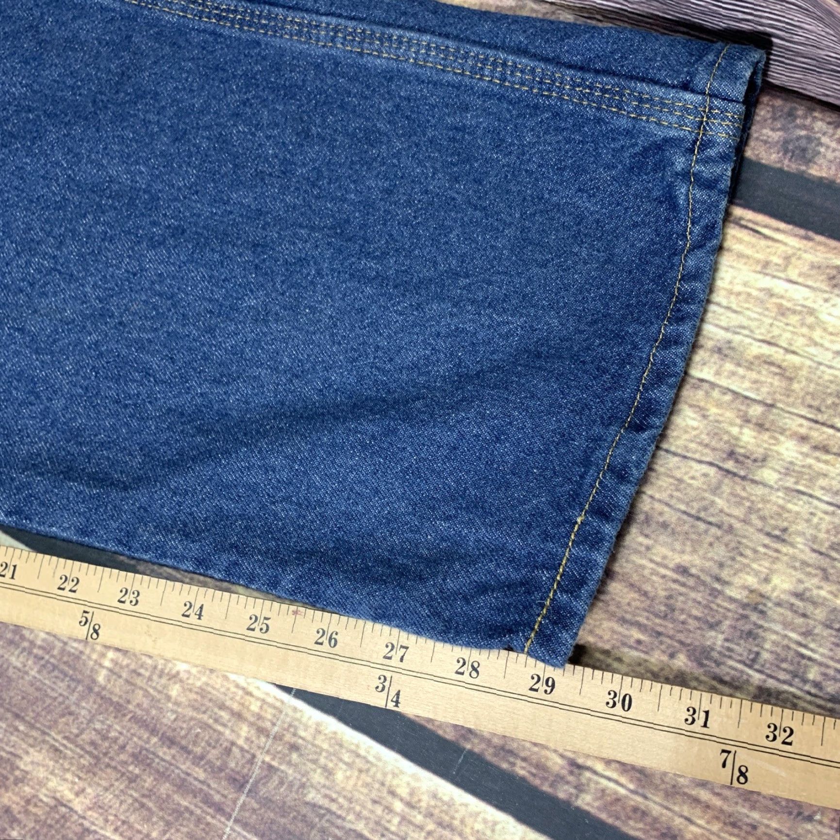 Red Kap Red Kap Carpenter Blue Jeans Mens Size 42 x 30 Pants Workwear Hammer Loop Pocket Jeans Mens Regular 42 Blue Size US 42 / EU 58 - 3 Thumbnail