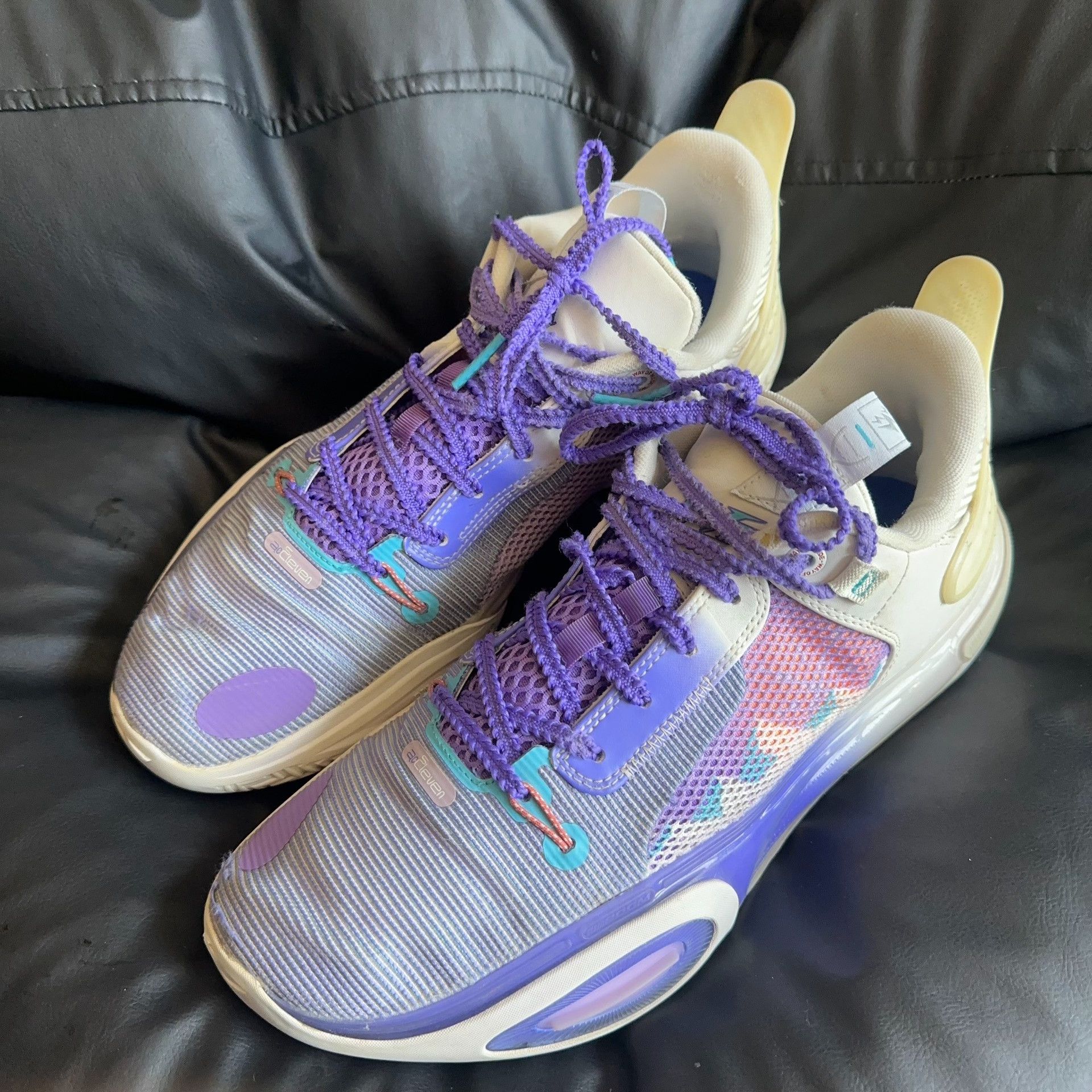 Li-Ning Li-Ning Purple Lowtop Sneakers 44 Men Size US 10.5 / EU 43-44 - 1 Thumbnail