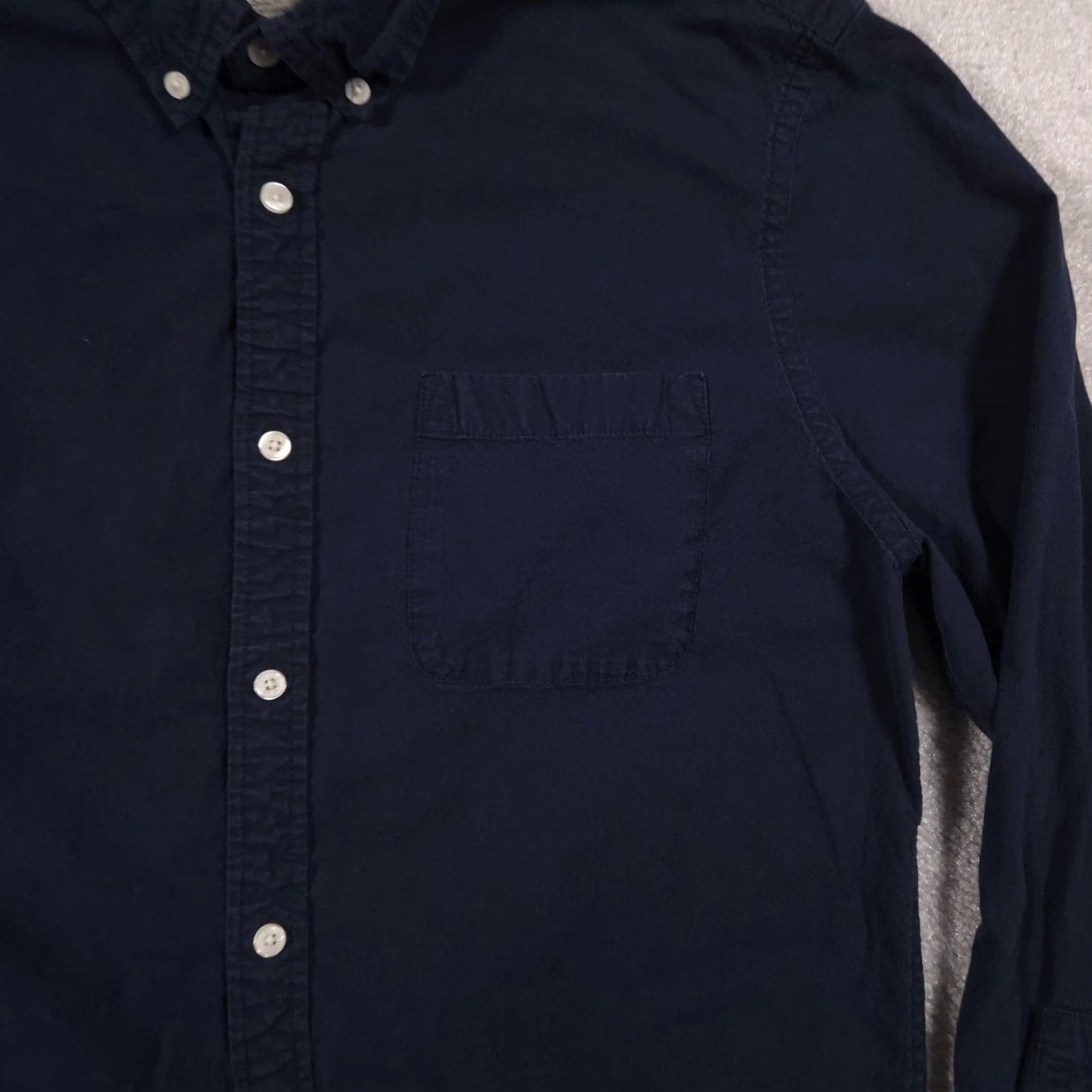Vintage St. John's Bay Shirt Mens L Blue Solid Stretch Button Front Long Sleeve Casual Size US L / EU 52-54 / 3 - 4 Thumbnail