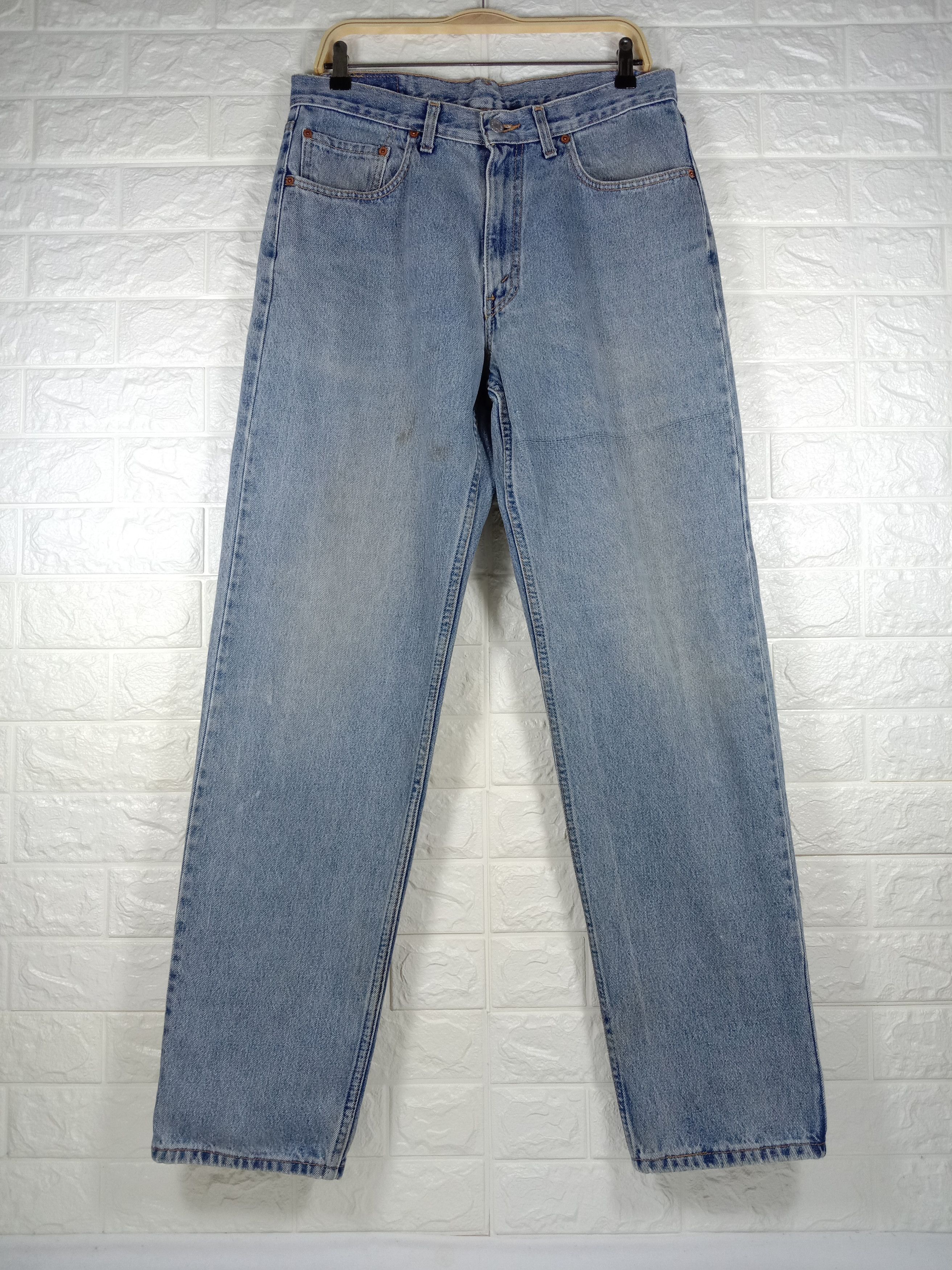Levi's Vintage 90s Levi's 550 Jeans Blue Wash Denim Size US 34 / EU 50 - 1 Thumbnail