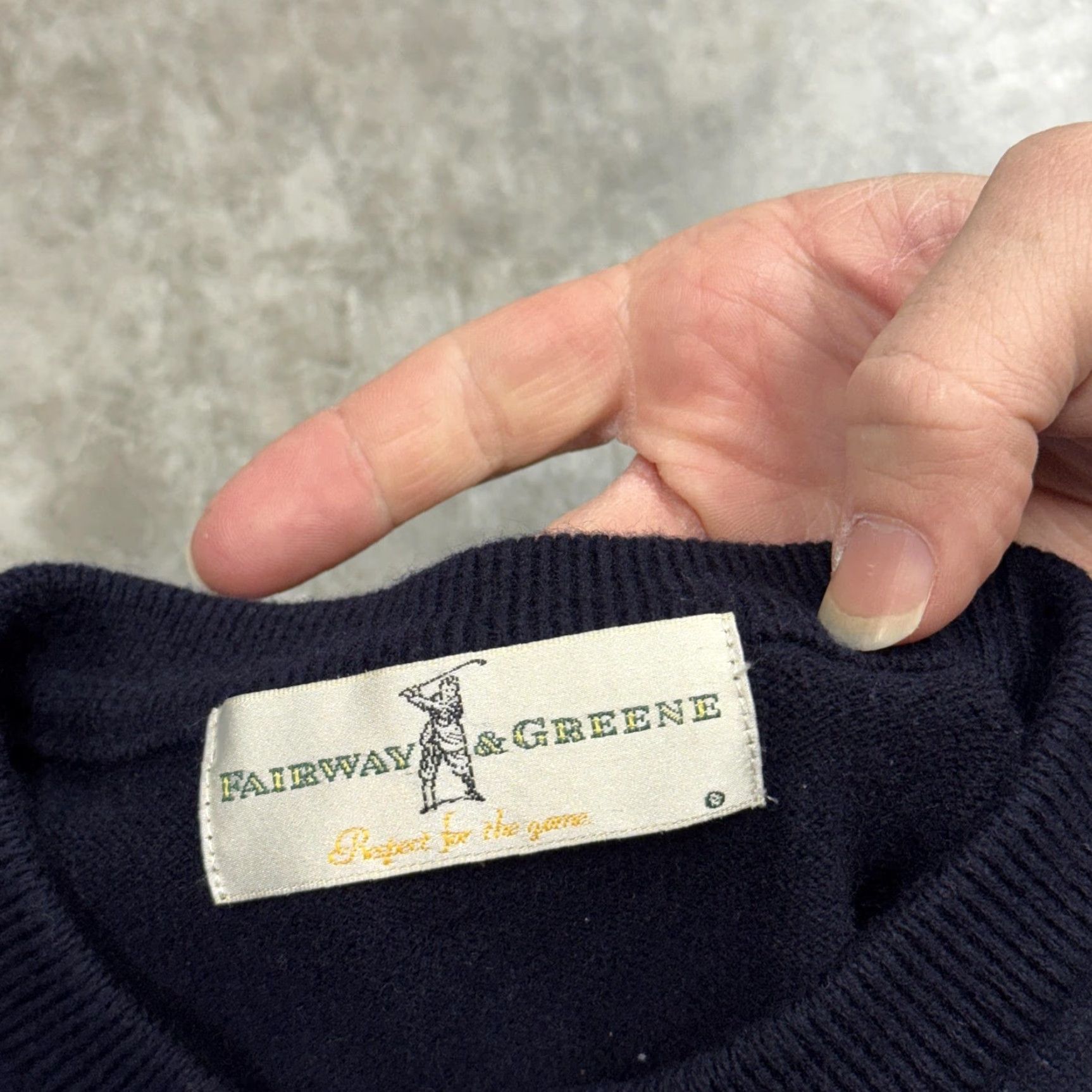 Vintage Fairway & Greene Sweater Mens M Blue Crewneck Knit Pullover Leaf Logo Knit Style Solid Embroidered Logo Vintage 90s Football? Size US M / EU 48-50 / 2 - 5 Thumbnail