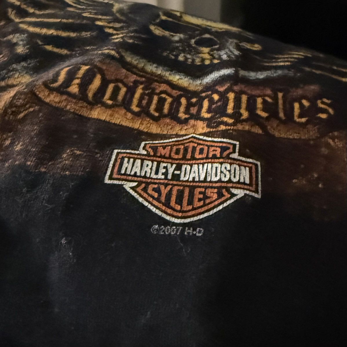 Harley Davidson Harley Davidson Size XL Skull Graphic Black T Shirt Texas Size US XL / EU 56 / 4 - 8 Thumbnail
