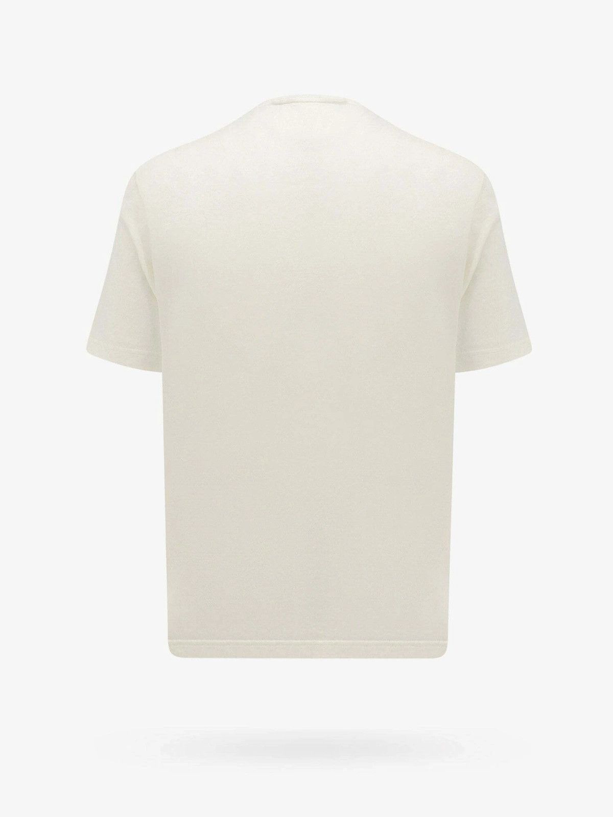 Palm Angels o1y0325 Logo Crewneck T-Shirt in Ivory Size US XS / EU 42 / 0 - 3 Thumbnail