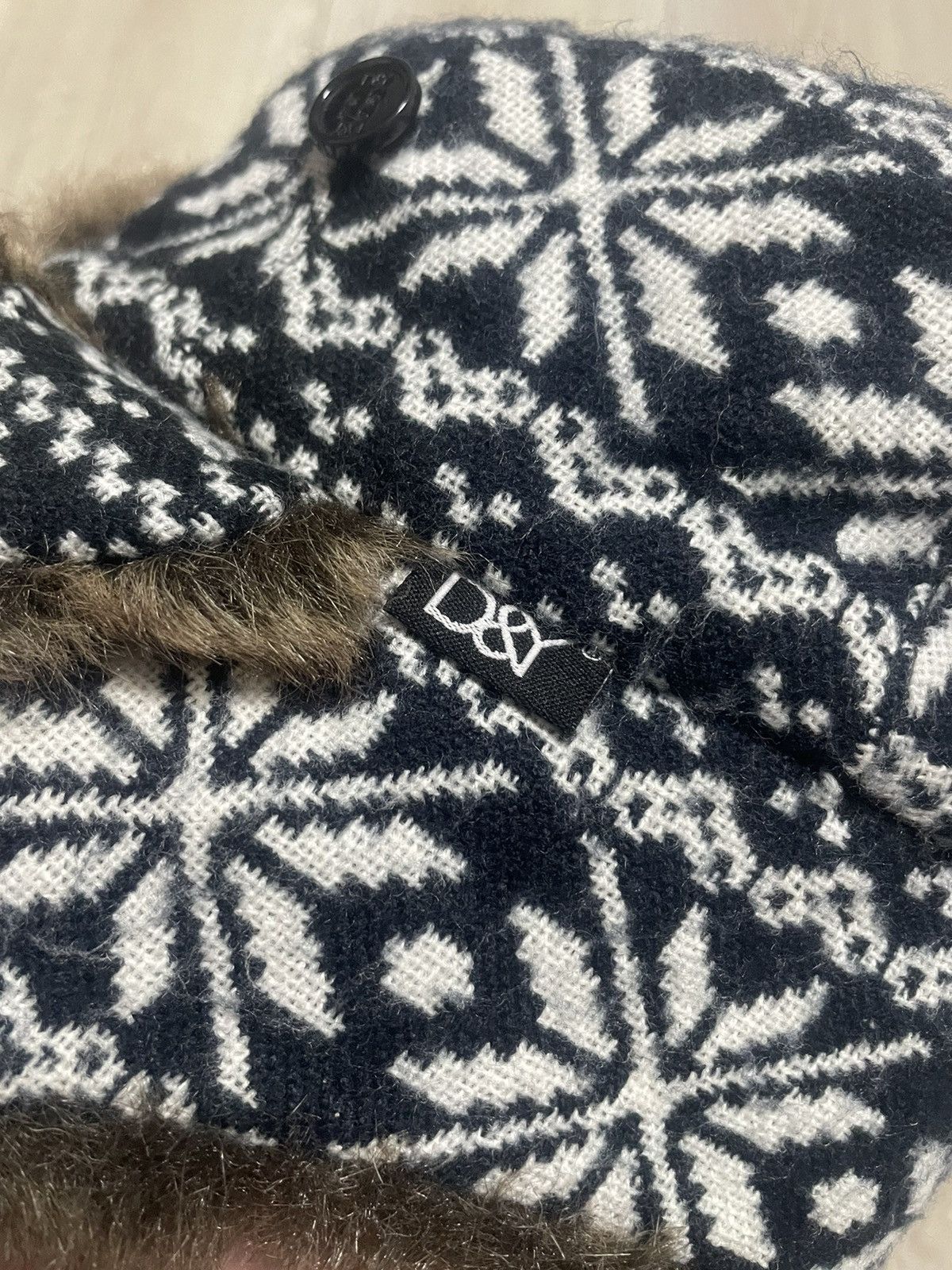 Japanese Brand × Vintage Y2K Faux Fur Ushanka Ornament Vintage Fuzzy Warm Trapper Hat Size ONE SIZE - 10 Thumbnail