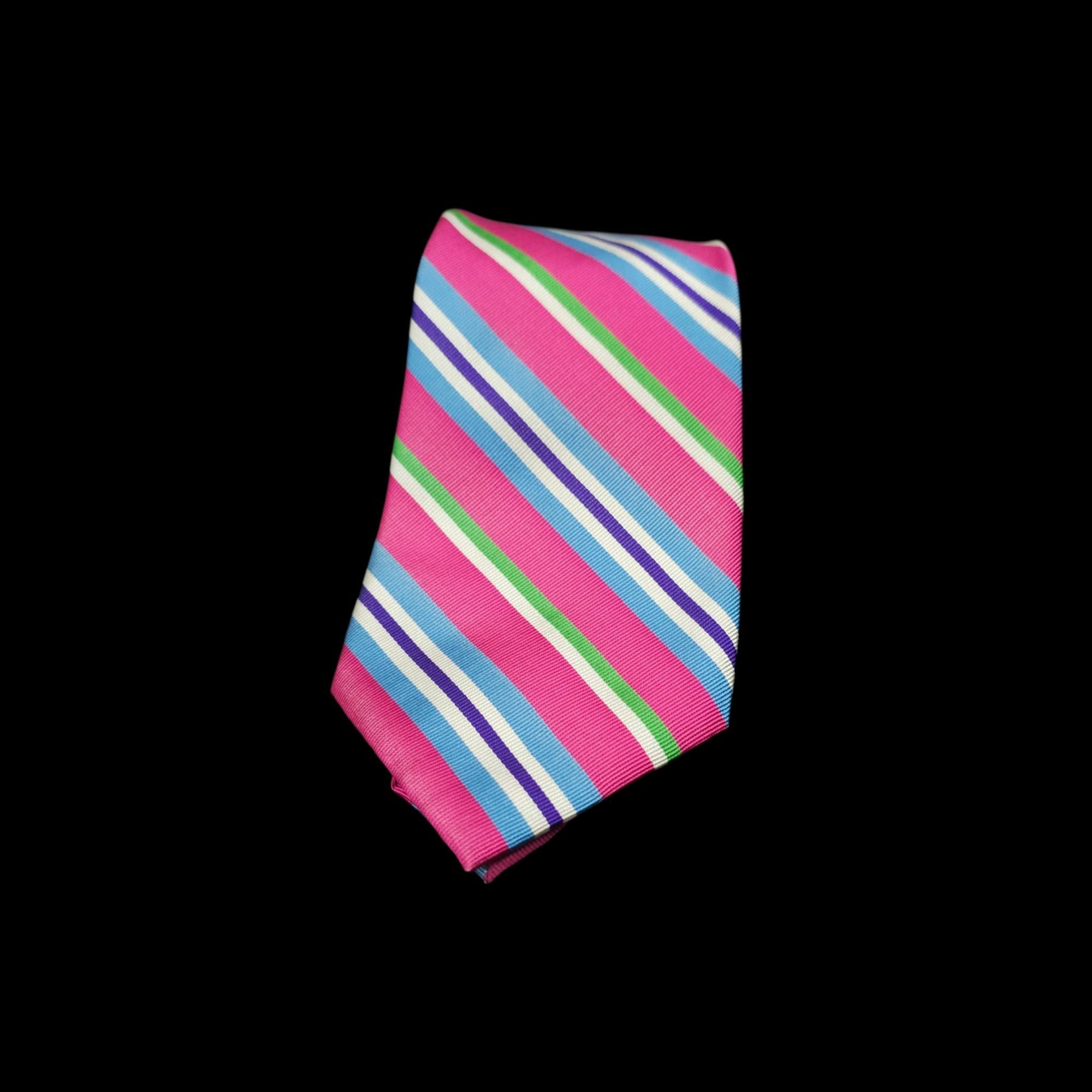 Lauren Ralph Lauren Lauren Ralph Lauren Classic Striped Tie Silk Repp Necktie Size ONE SIZE - 9 Thumbnail