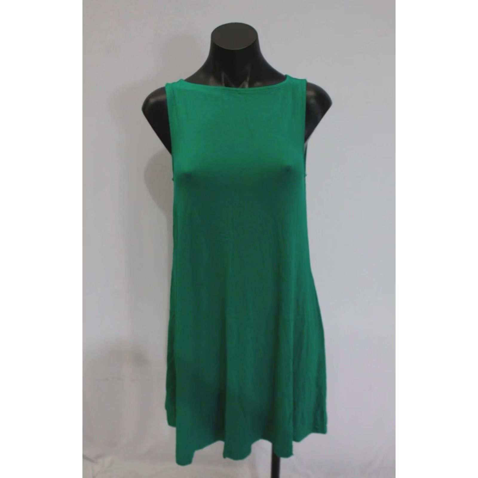Old Navy Old Navy Women's Sleeveless Mini Swing Dress CN6 Green Mangrove Size XS NWT Size XS / US 0-2 / IT 36-38 - 2 Thumbnail