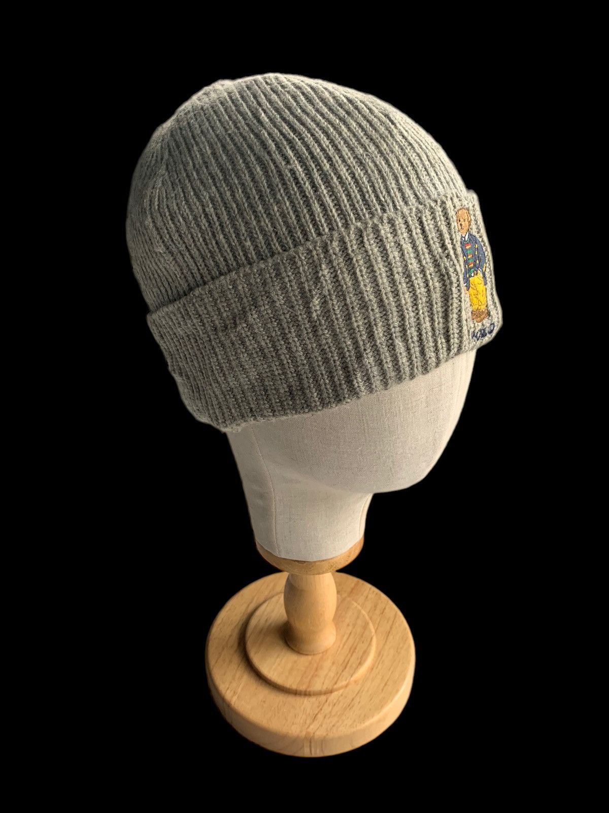 RRL Ralph Lauren Polo Ralph Lauren Bear Hairy Rare Distressed Beanie Hats Size ONE SIZE - 2 Thumbnail