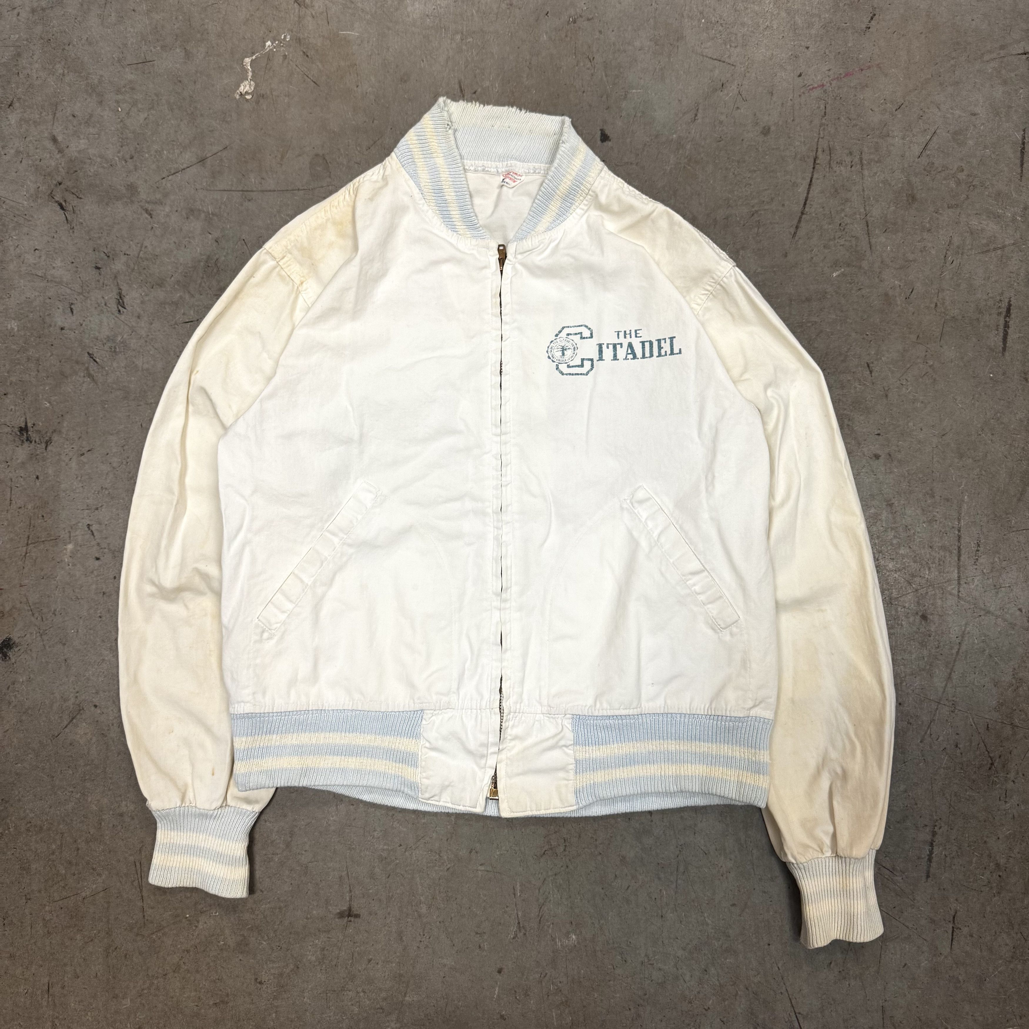 Champion VTG 50s 60s Champion Running Man The Citadel Track Jacket Size US M / EU 48-50 / 2 - 1 Thumbnail