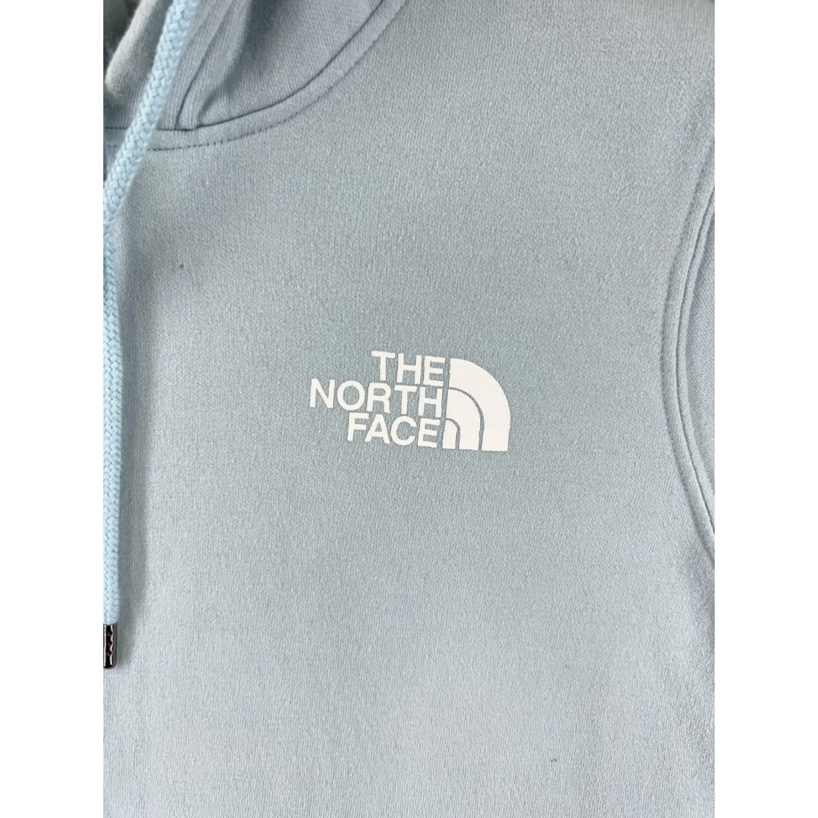 The North Face The North Face Hoodie Womens Small Blue Pullover Pocket Cotton Blend Size S / US 4 / IT 40 - 6 Thumbnail