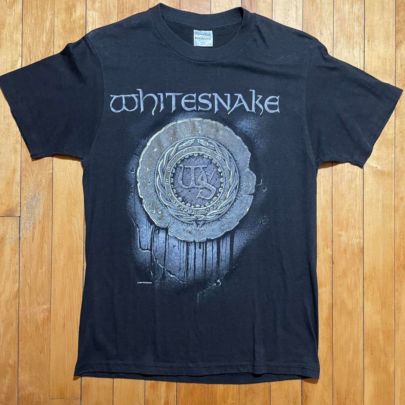 Other 1988 Whitesnake Tour Shirt Vintage Spring Ford Rock Tee L Size US L / EU 52-54 / 3 - 1 Thumbnail