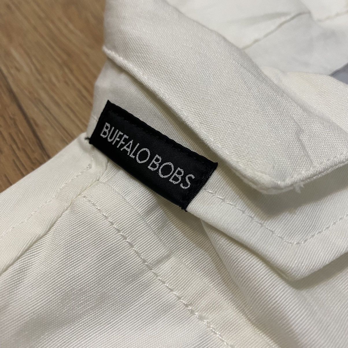 BUFFALO BOBS 2000s Buffalo Bobs - Double Layered Vkei Style White Shirt Size US M / EU 48-50 / 2 - 7 Thumbnail