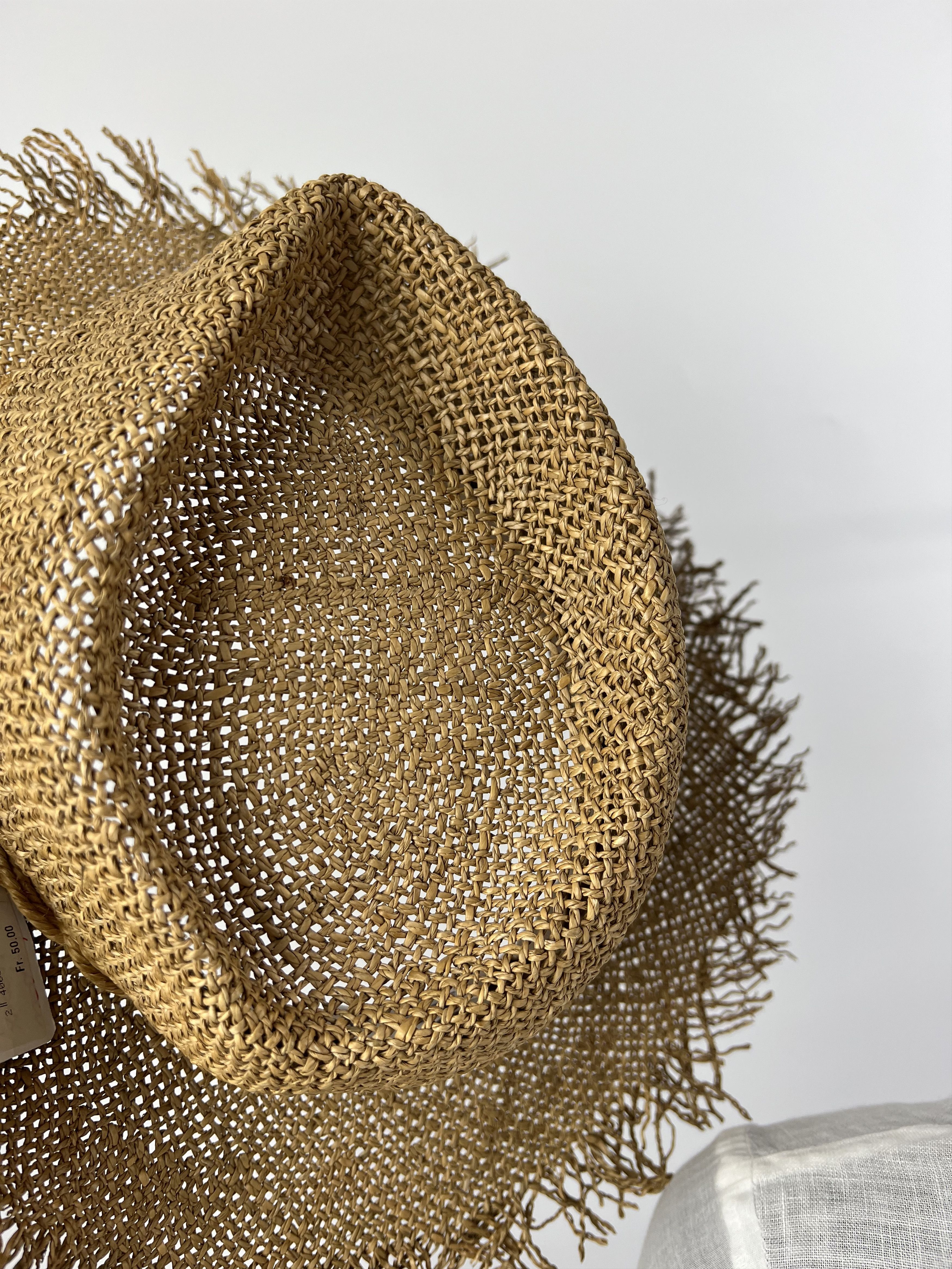 Designer Jean Barthet Rare Vintage Straw Fedora Hat One Size Size ONE SIZE - 6 Thumbnail