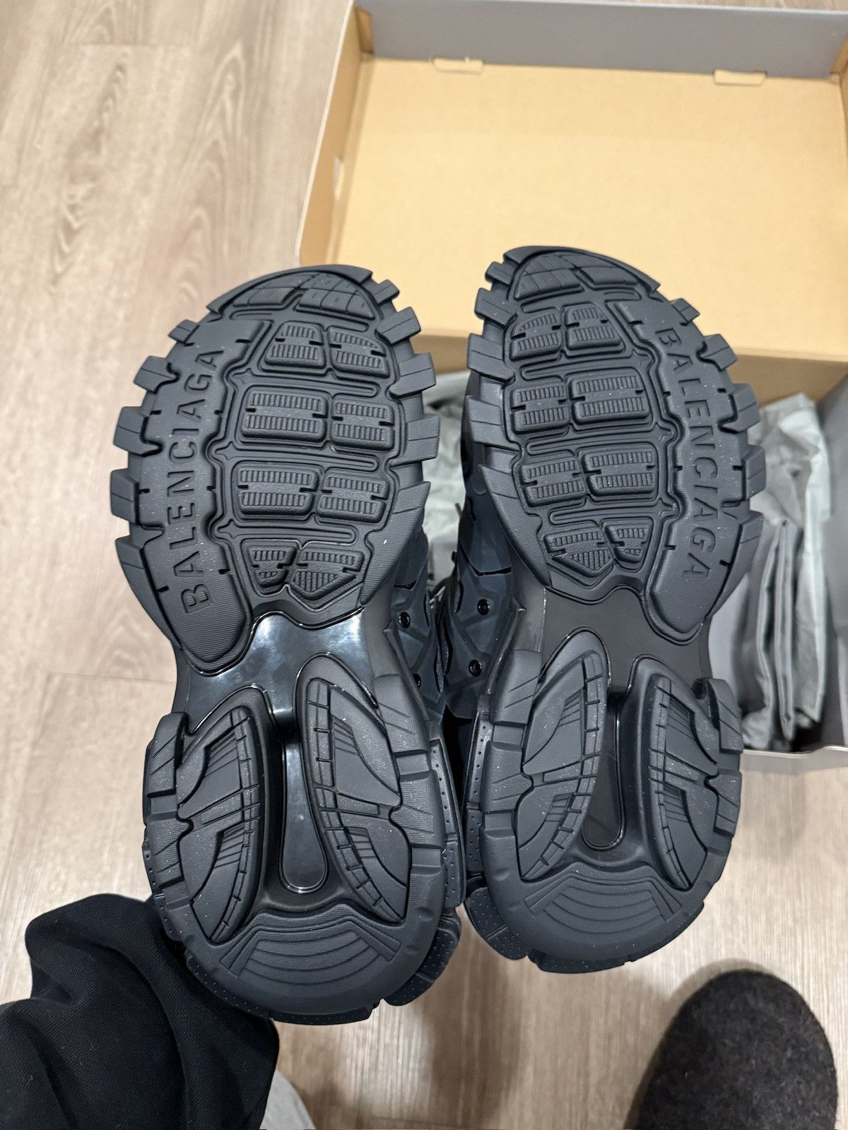 Balenciaga Balenciaga Track Sneaker 'Triple Black' Size US 8 / EU 41 - 4 Thumbnail