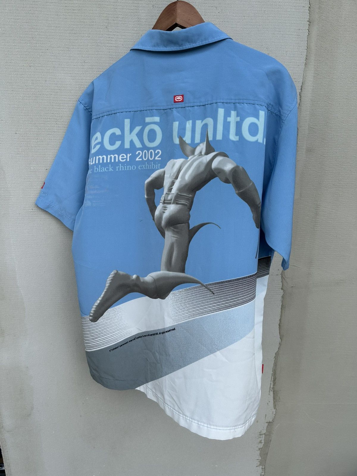 Ecko Unltd. × Vintage Vintage Ecko x Marvel shirt- rare - streetwear Size US L / EU 52-54 / 3 - 8 Thumbnail