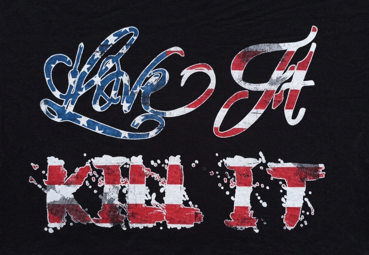 Alstyle Rich Piana 5% Nutrition Double Sided US Flag Vintage Tee L Size US L / EU 52-54 / 3 - 4 Thumbnail