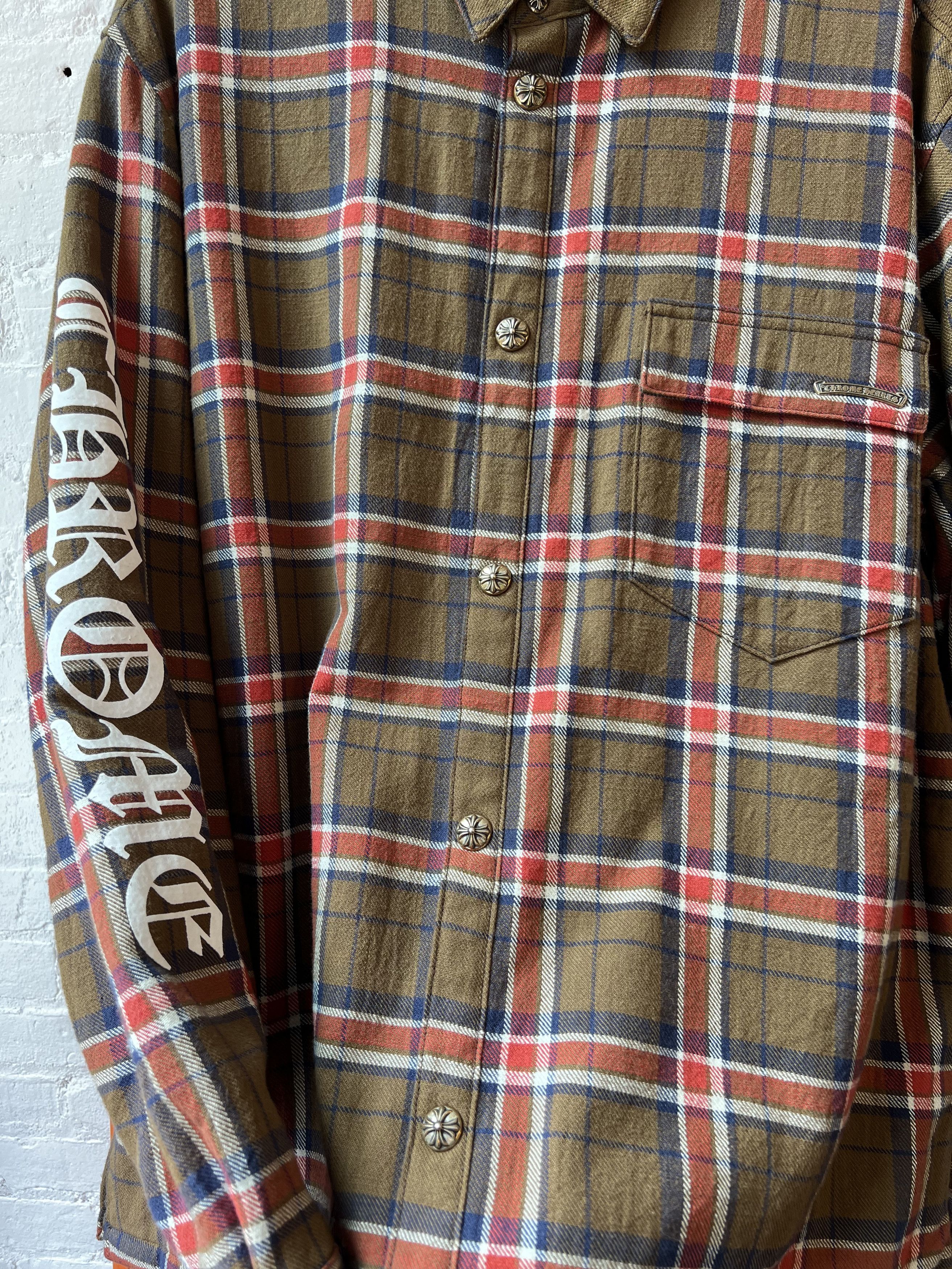 Chrome Hearts Chrome Hearts Flannel XXL Jacket 4G SELLER Size US XXL / EU 58 / 5 - 8 Thumbnail