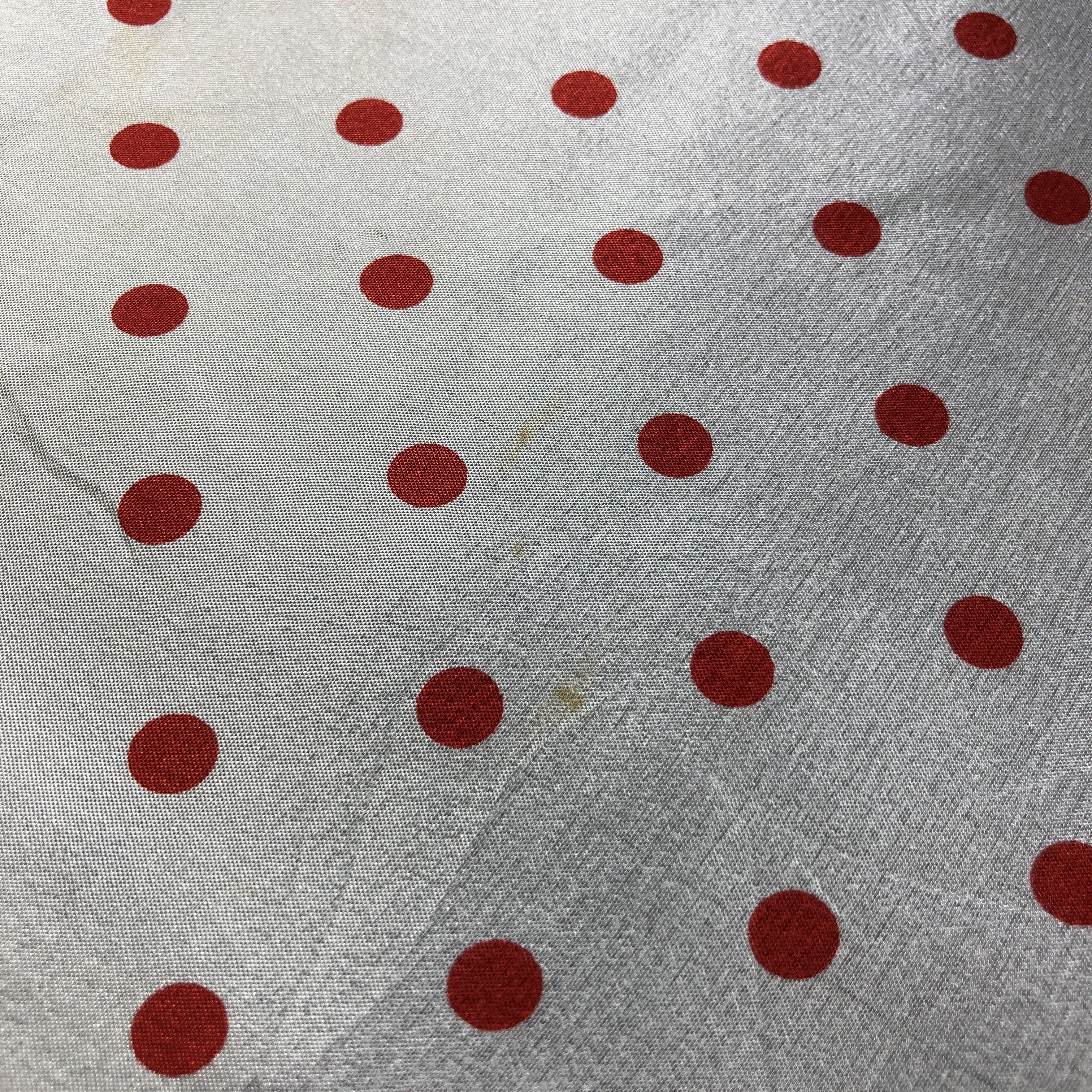 Japanese Brand Elle Polkadots Silk Scarf M1113 Size ONE SIZE - 5 Thumbnail