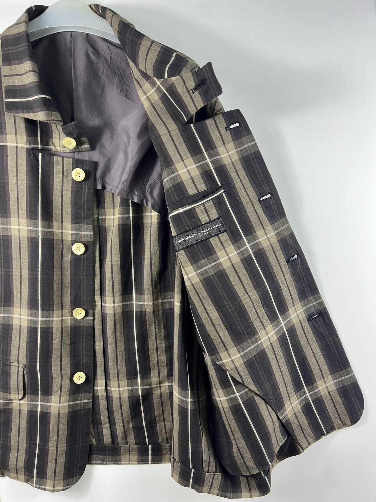 Japanese Brand 🔥Hiromichi Nakano Comme des Garcons style Design Jacket Size 34R - 7 Thumbnail
