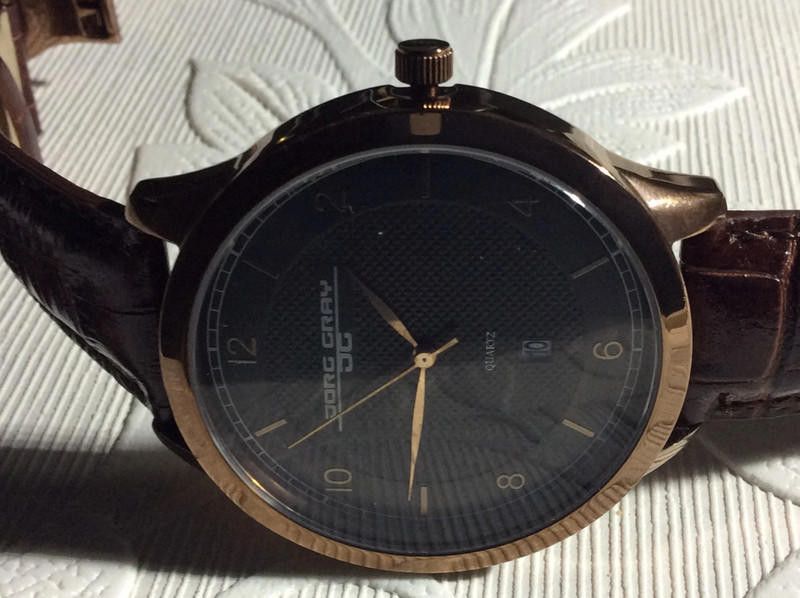 Designer Jorge Gray men's brown watch Size ONE SIZE - 1 Thumbnail