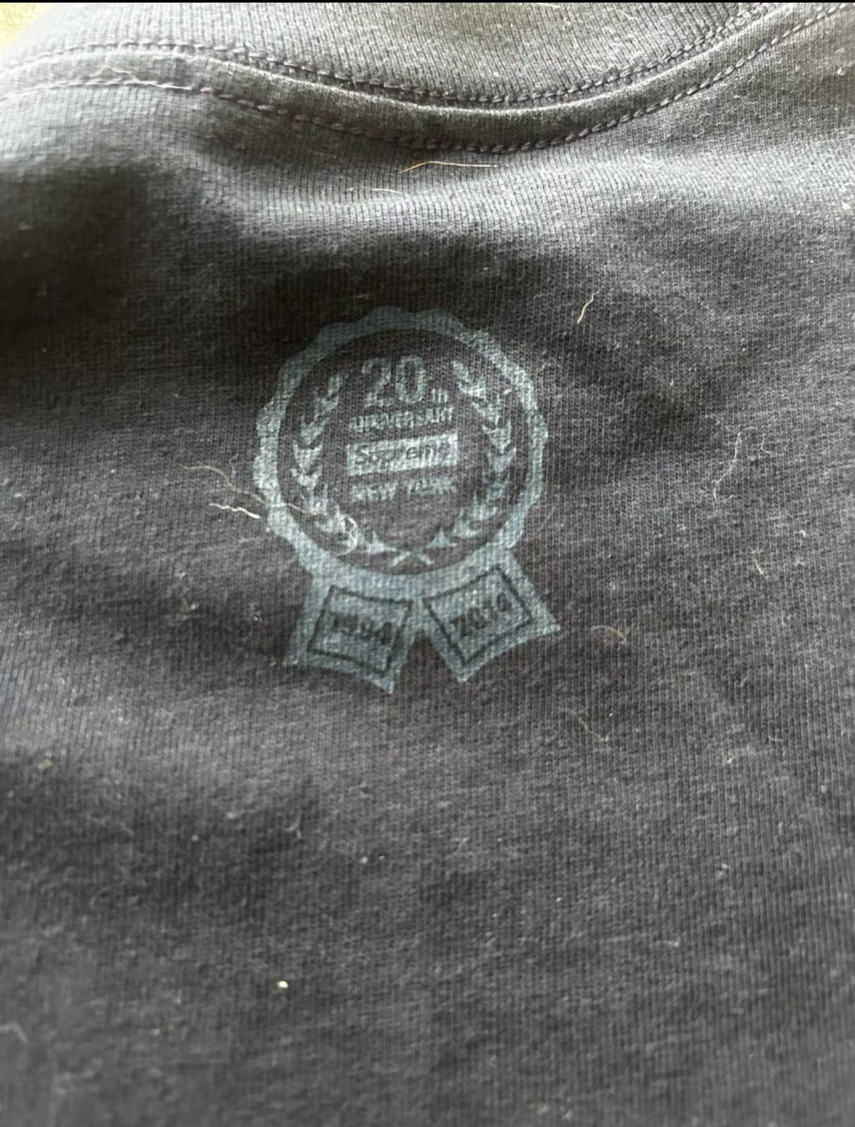 Supreme Supreme 20th anniversary box logo tee navy ds Size US M / EU 48-50 / 2 - 4 Thumbnail