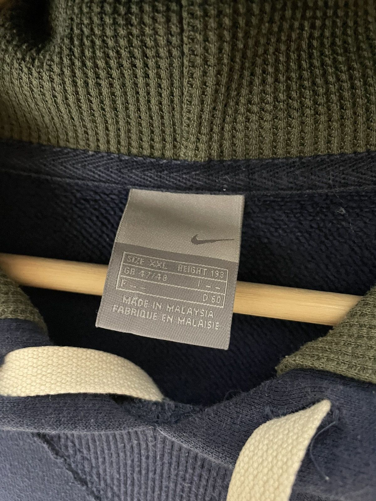 Nike × Vintage Nike vintage streetwear hoodie Size US XXL / EU 58 / 5 - 9 Thumbnail