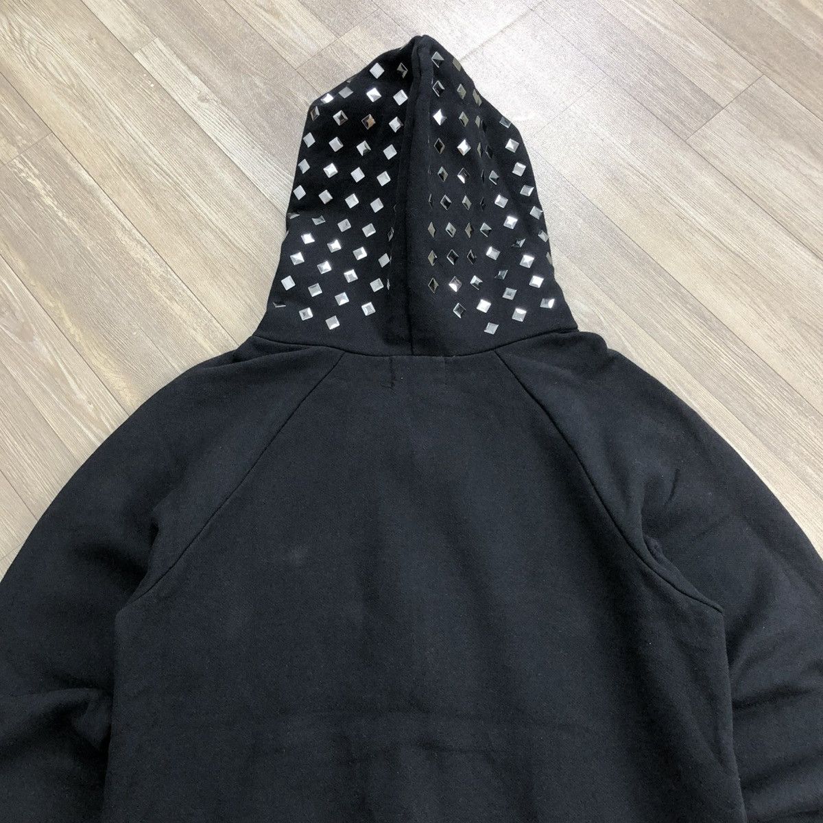If Six Was Nine × Japanese Brand × Le Grande Bleu (L.G.B.) 2000s Rock Candy Studded Goa Lgb Punk Style Zipper Hoodie Size US M / EU 48-50 / 2 - 18 Thumbnail