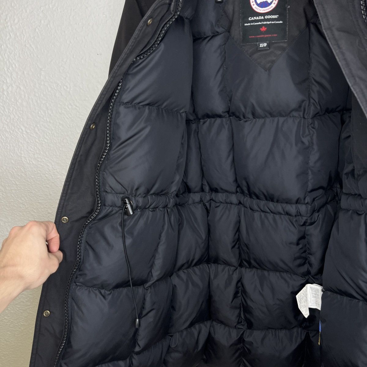 Canada Goose Canada Goose Trillum Parka Down Jacket Black Logo Retro Y2K Size S / US 4 / IT 40 - 8 Thumbnail