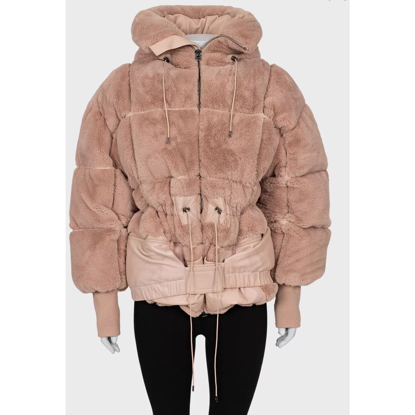 Tom Ford Tom Ford Pink Faux Fur Oversized Puffer Coat Sz. M Size M / US 6-8 / IT 42-44 - 5 Thumbnail