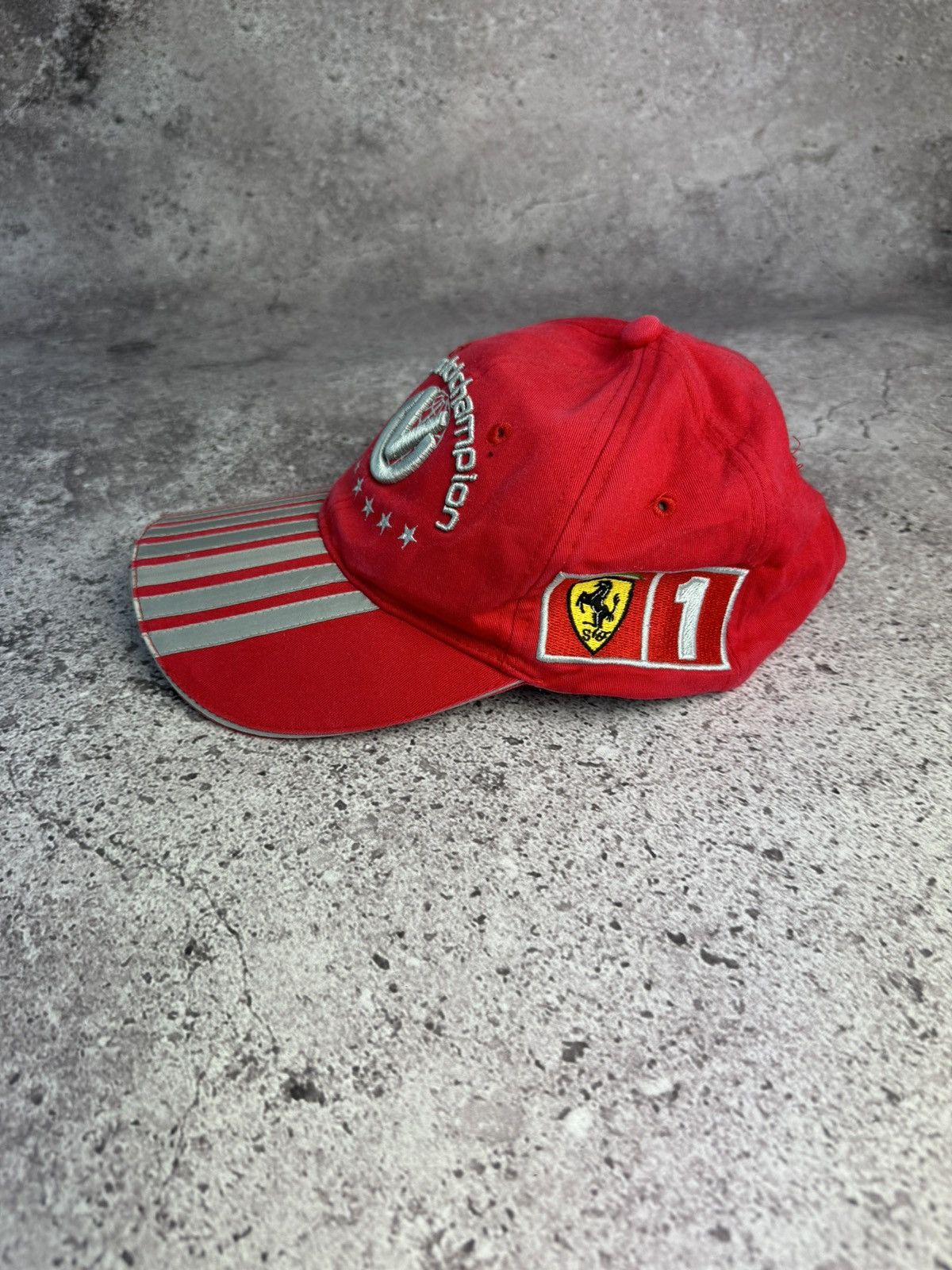 Ferrari × Formula 1 Michael Schumacher Ferrari F1 Cap Hat Vintage Size ONE SIZE - 3 Thumbnail