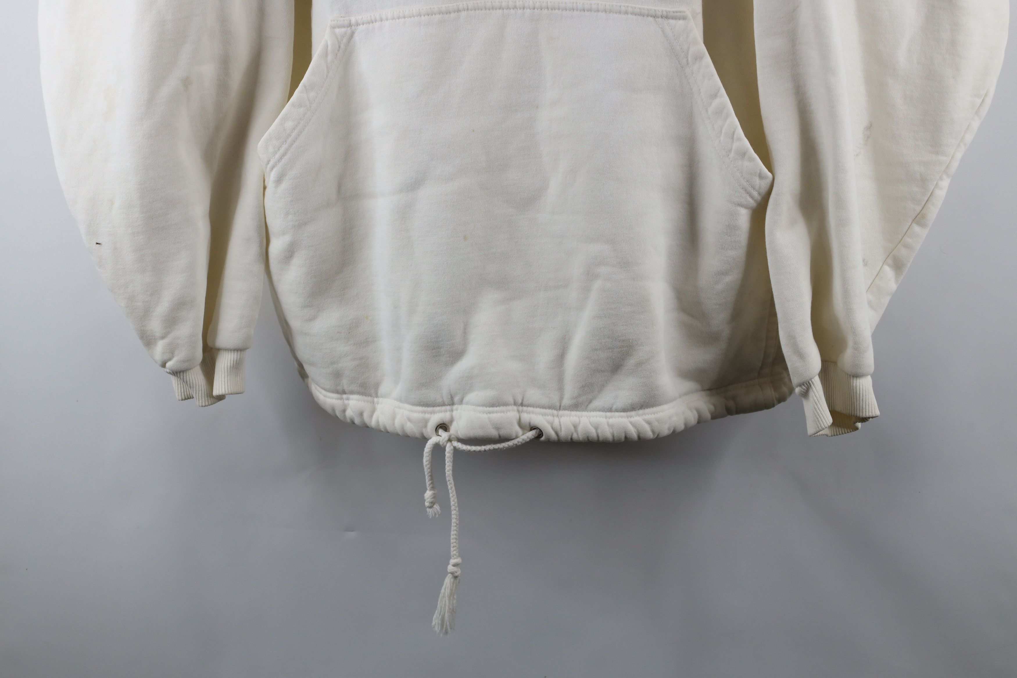 Vintage Vintage 90s Baggy Ohio State University Hoodie White USA Size US L / EU 52-54 / 3 - 4 Thumbnail