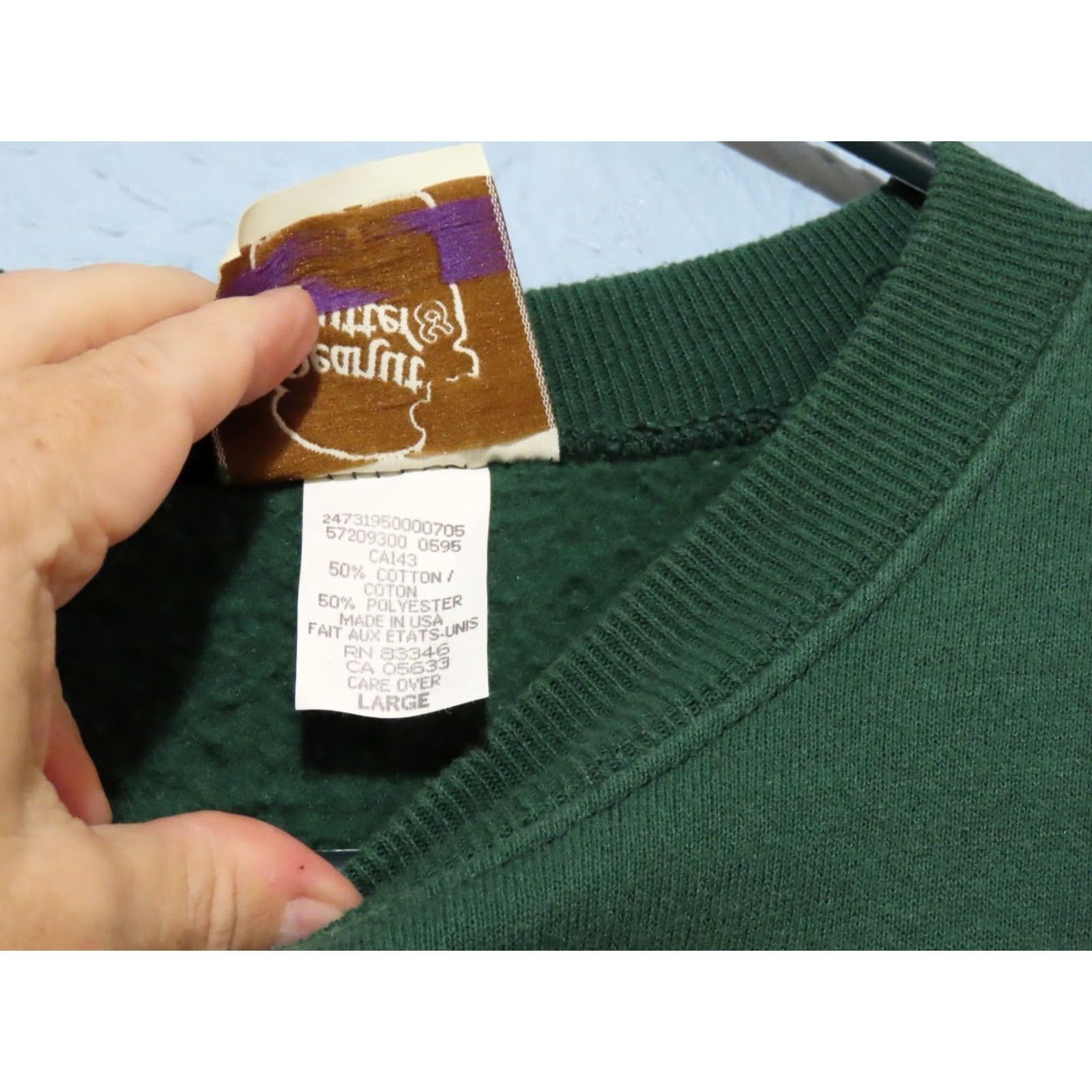 Peanuts VINTAGE Peanut Butter & Jelly Halloween Fall Pullover Sweatshirt Green Womens Large Size L / US 10 / IT 46 - 5 Thumbnail
